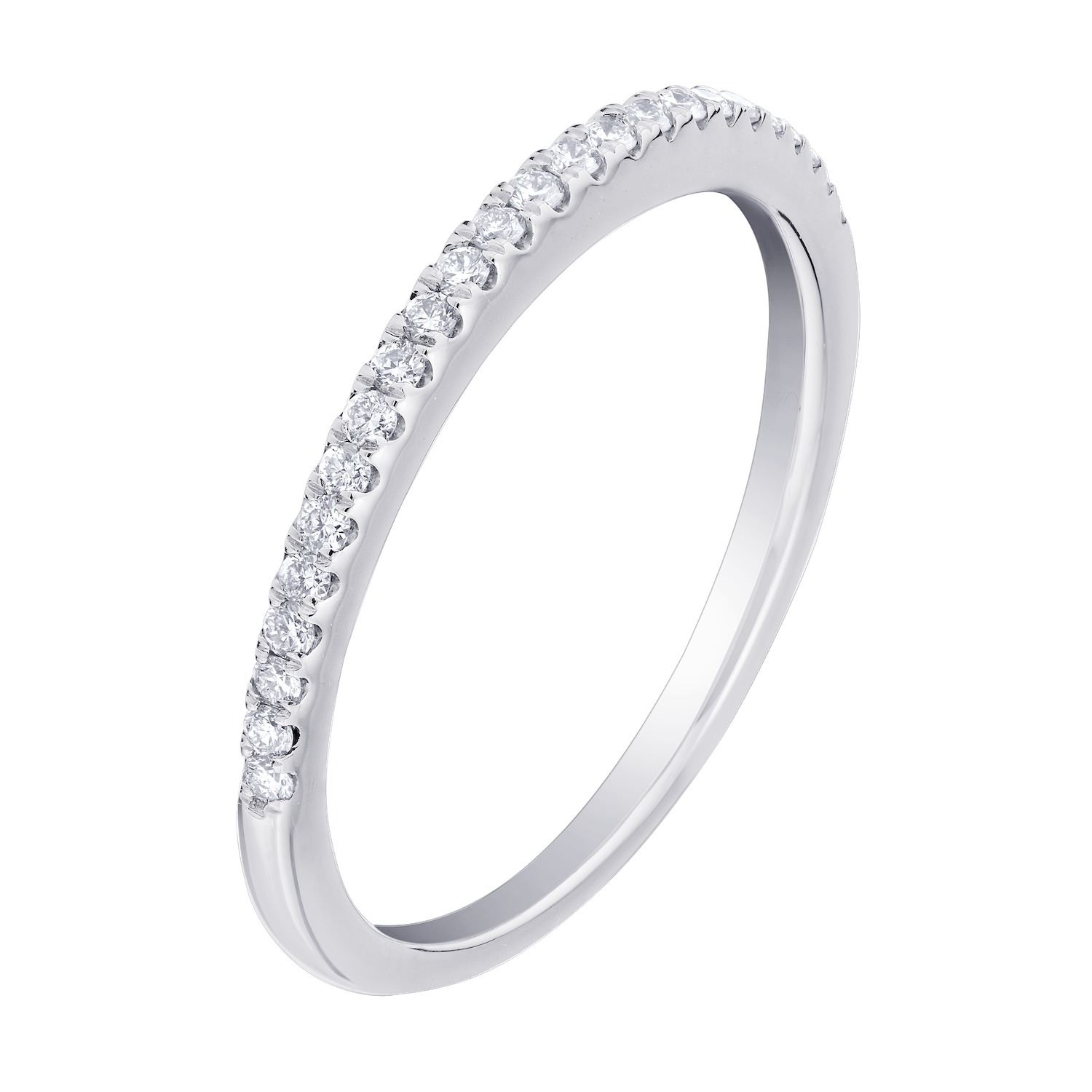 Compozit&trade; 14k Matching Diamond Wedding Band Ring Diamond 0.18 Ctw Cutting Edge Technology