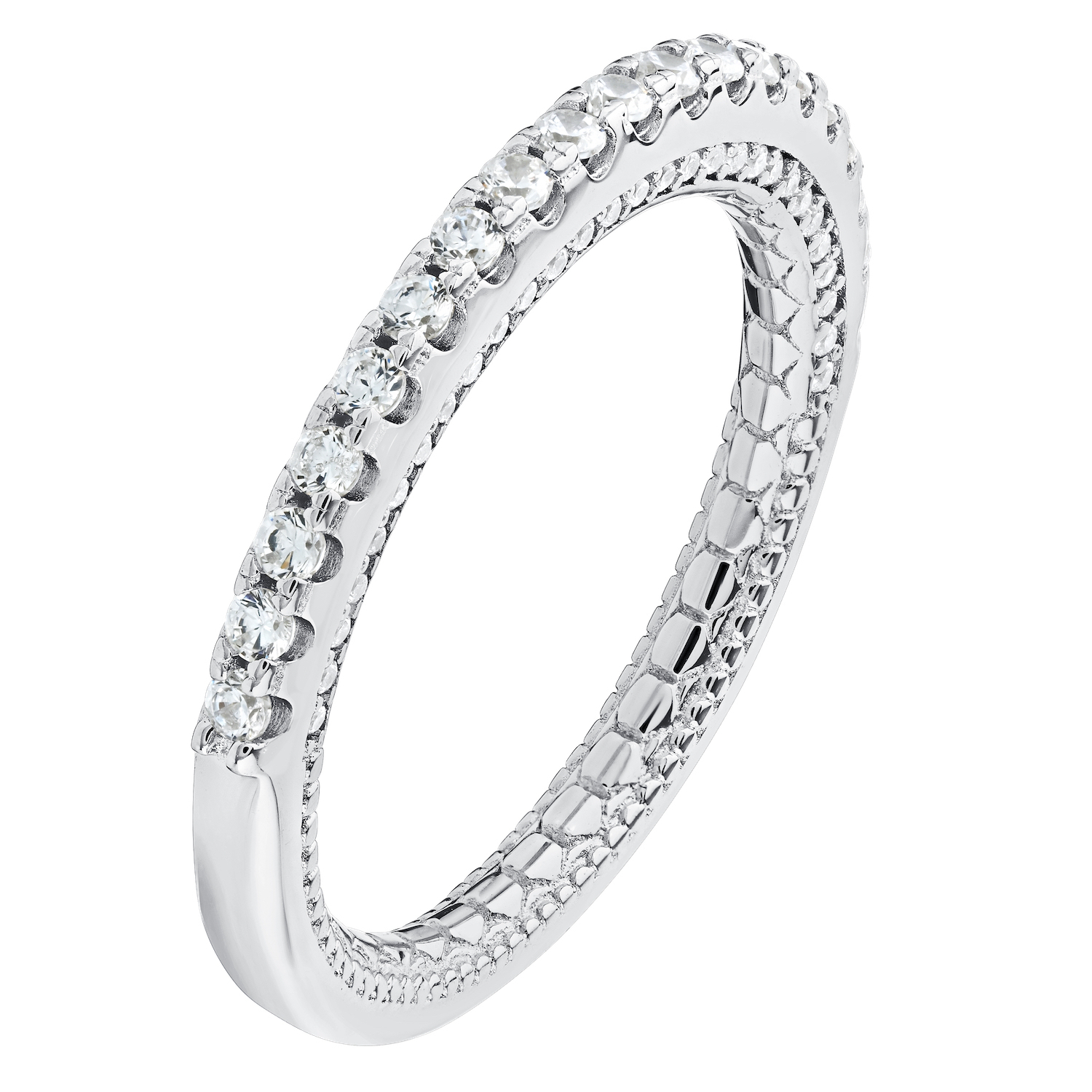 Enchanted Love&trade; 14KW White Gold Diamond 0.50 Ctw Ring Ring Engagement Ring