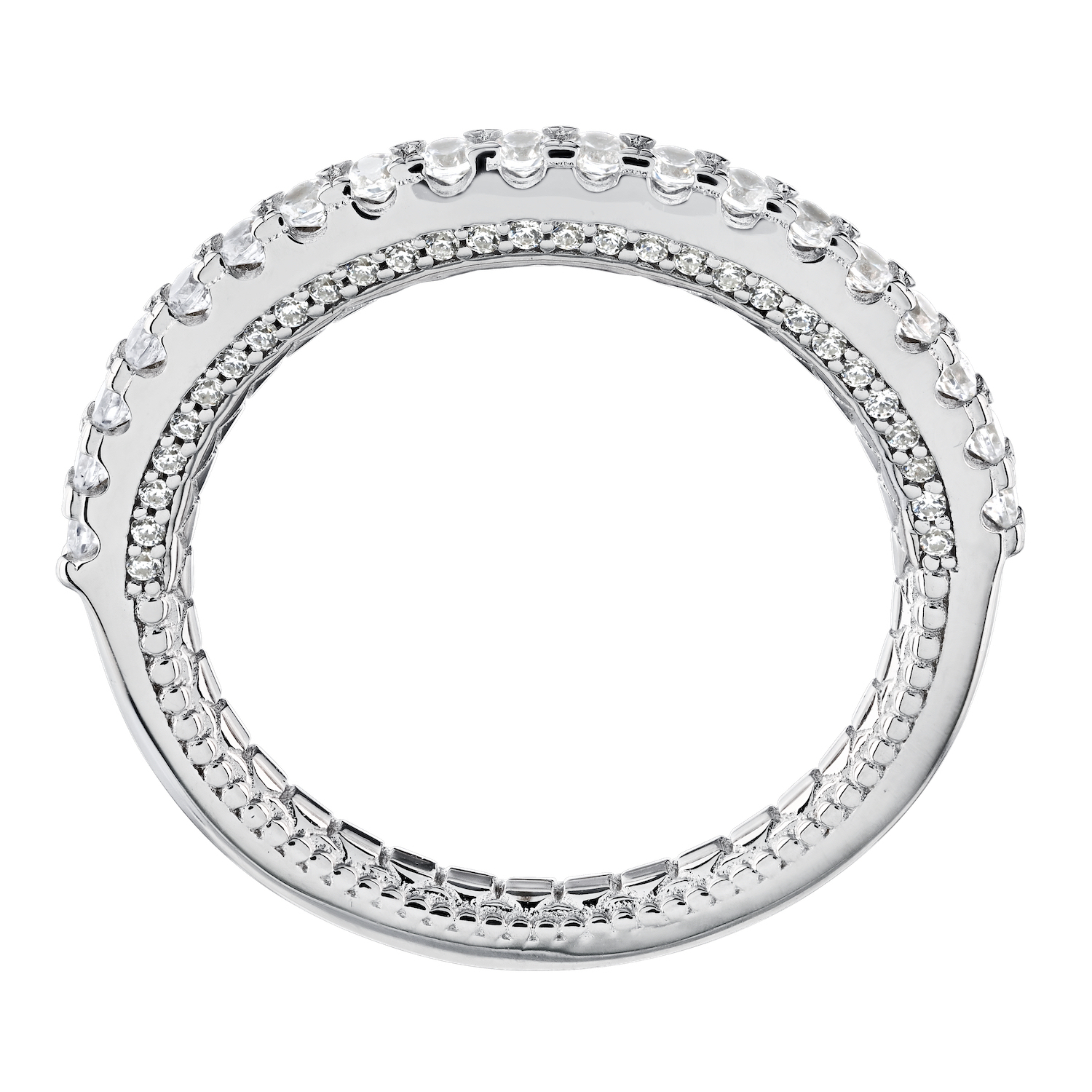 Enchanted Love&trade; 14KW White Gold Diamond 0.50 Ctw Ring Ring Engagement Ring