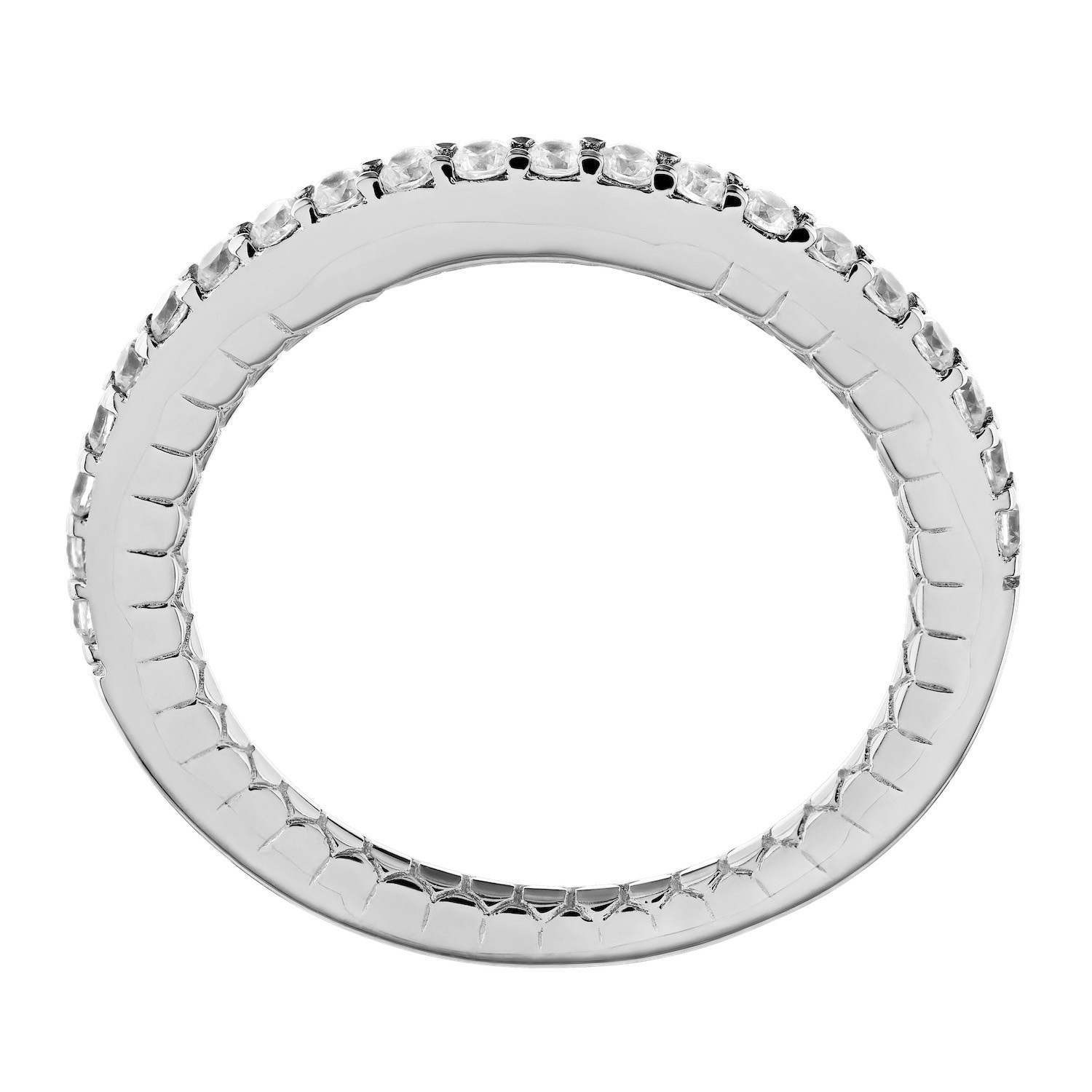 Enchanted Love&trade; 14KW White Gold Diamond 0.33 Ctw Ring Ring Engagement Ring