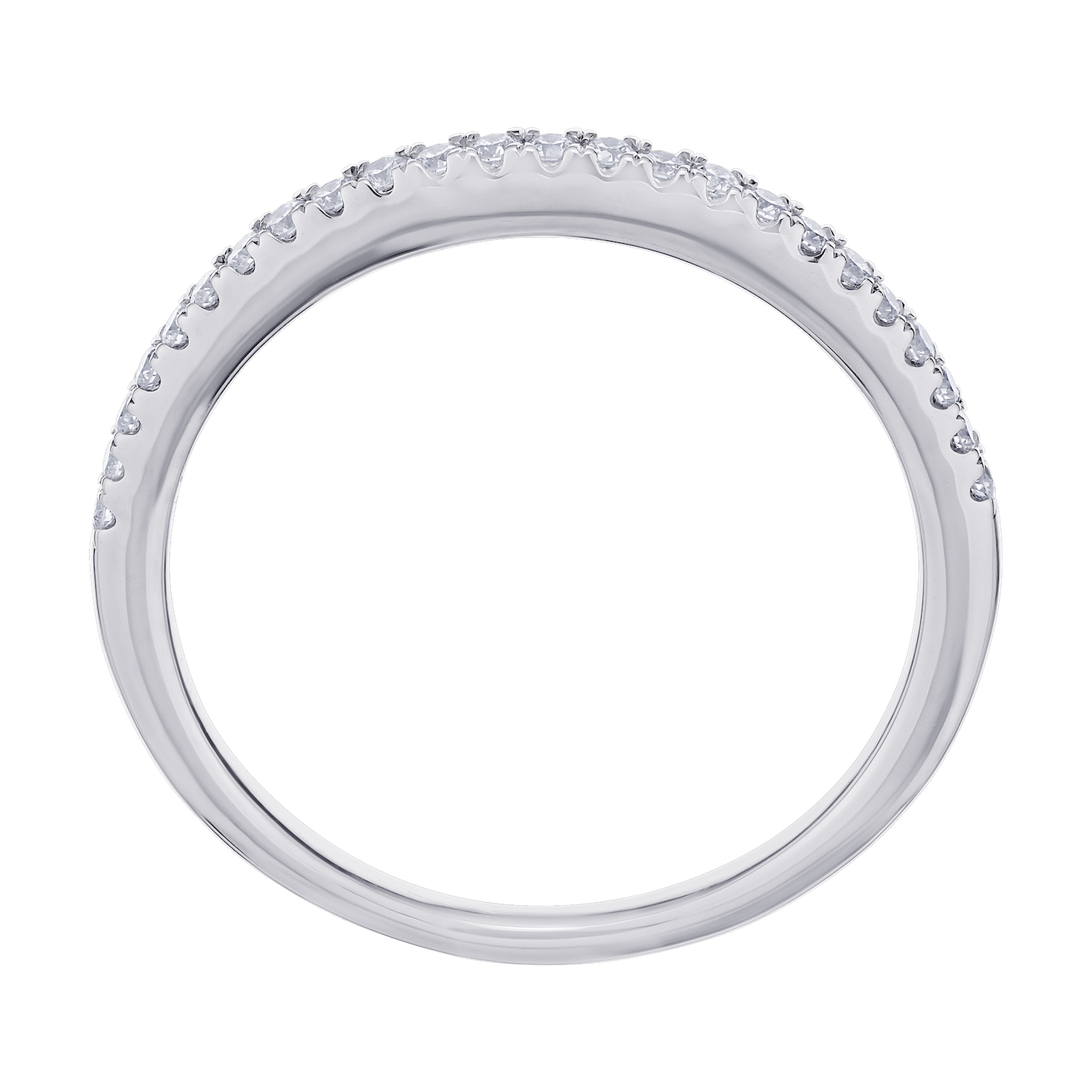 14KW Diamond Set Wedding Band to Match 9391 - 1.00 Ctw