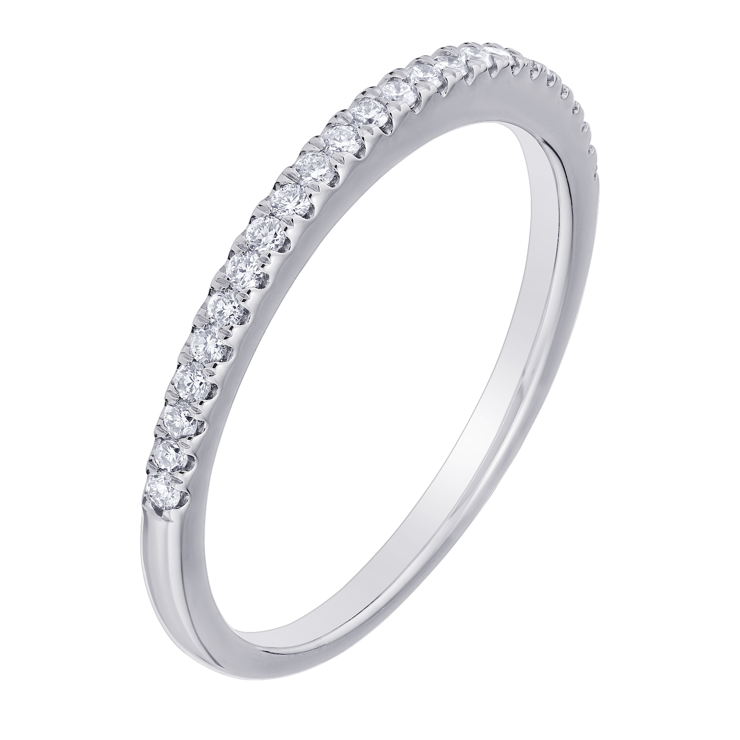14KW Diamond Set Wedding Band to Match 9391 - 1.00 Ctw