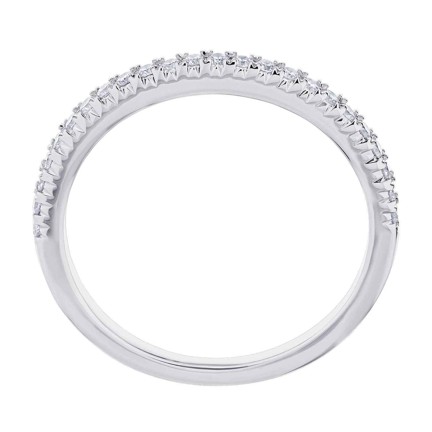 14KW Diamond Set Wedding Band to Match 9392 - 1.00 Ctw
