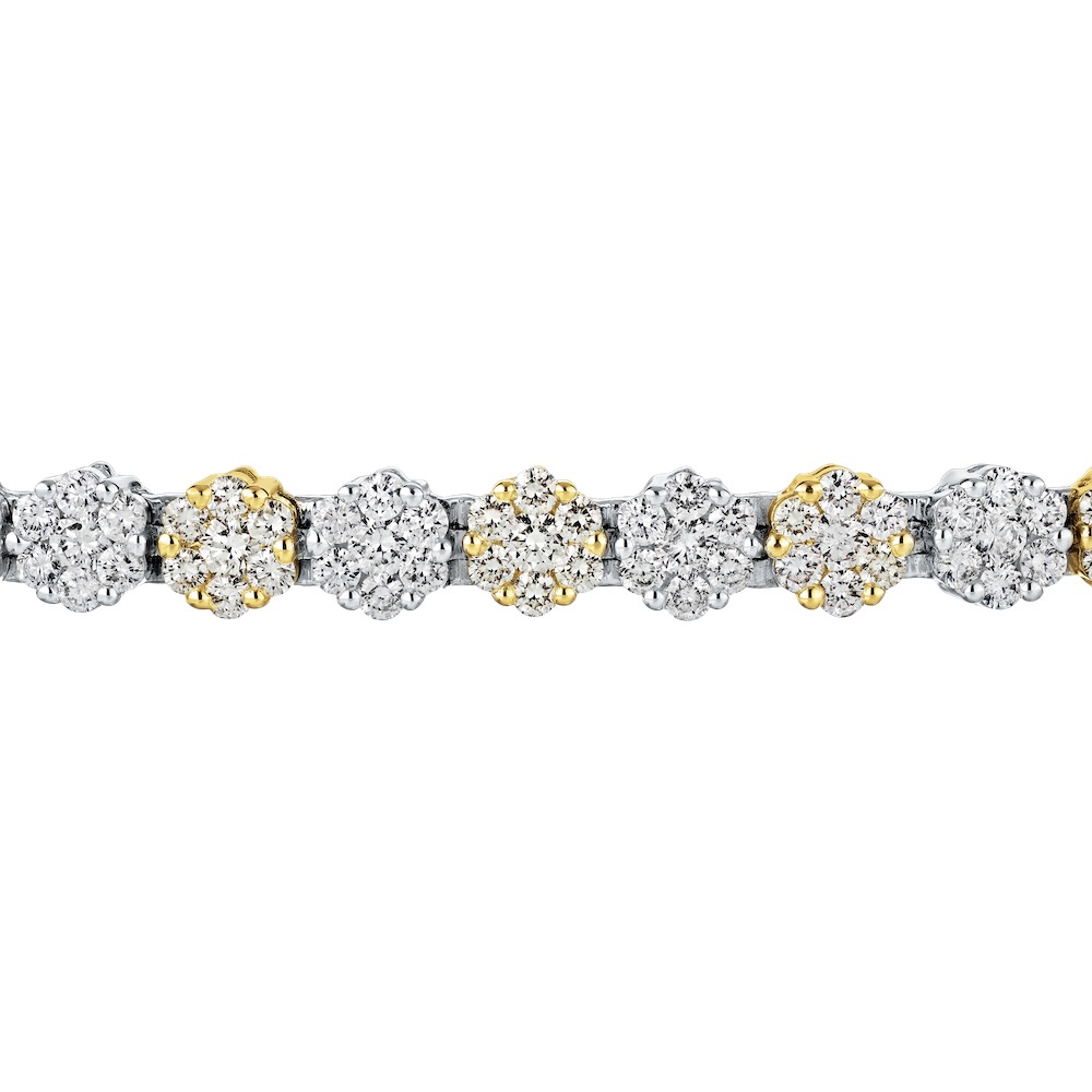 Diamond Bouquet&trade; 14K Two Tone Diamond 805805 Bracelet 5.00 Ctw