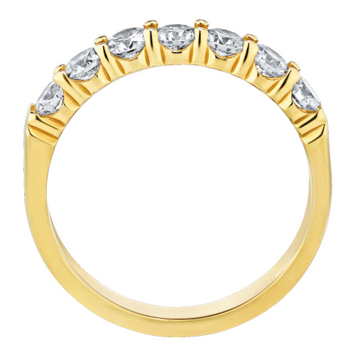 SEMI MOUNT: 14KY 6 ROUND 2.00CT U SHAPE SHARED PRONG