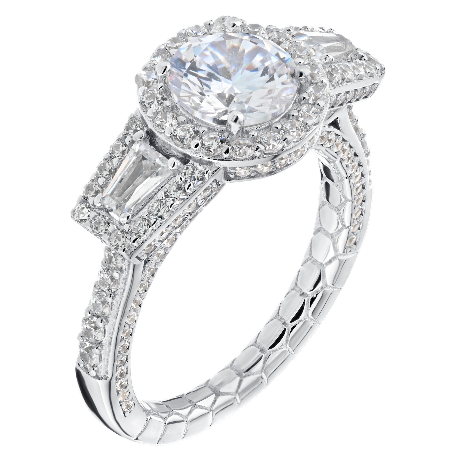 Enchanted Love&trade; 14K Two Tone Diamond 1.00 Ctw Ring Semi-Mount Engagement Ring