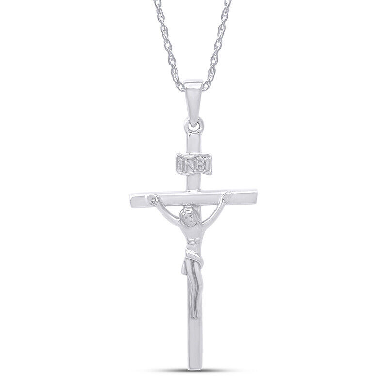 アクセサリー vintage silver925 Jesus cross necklace Vintage Crucifix Corpus Cross Necklace Men's Silver Women