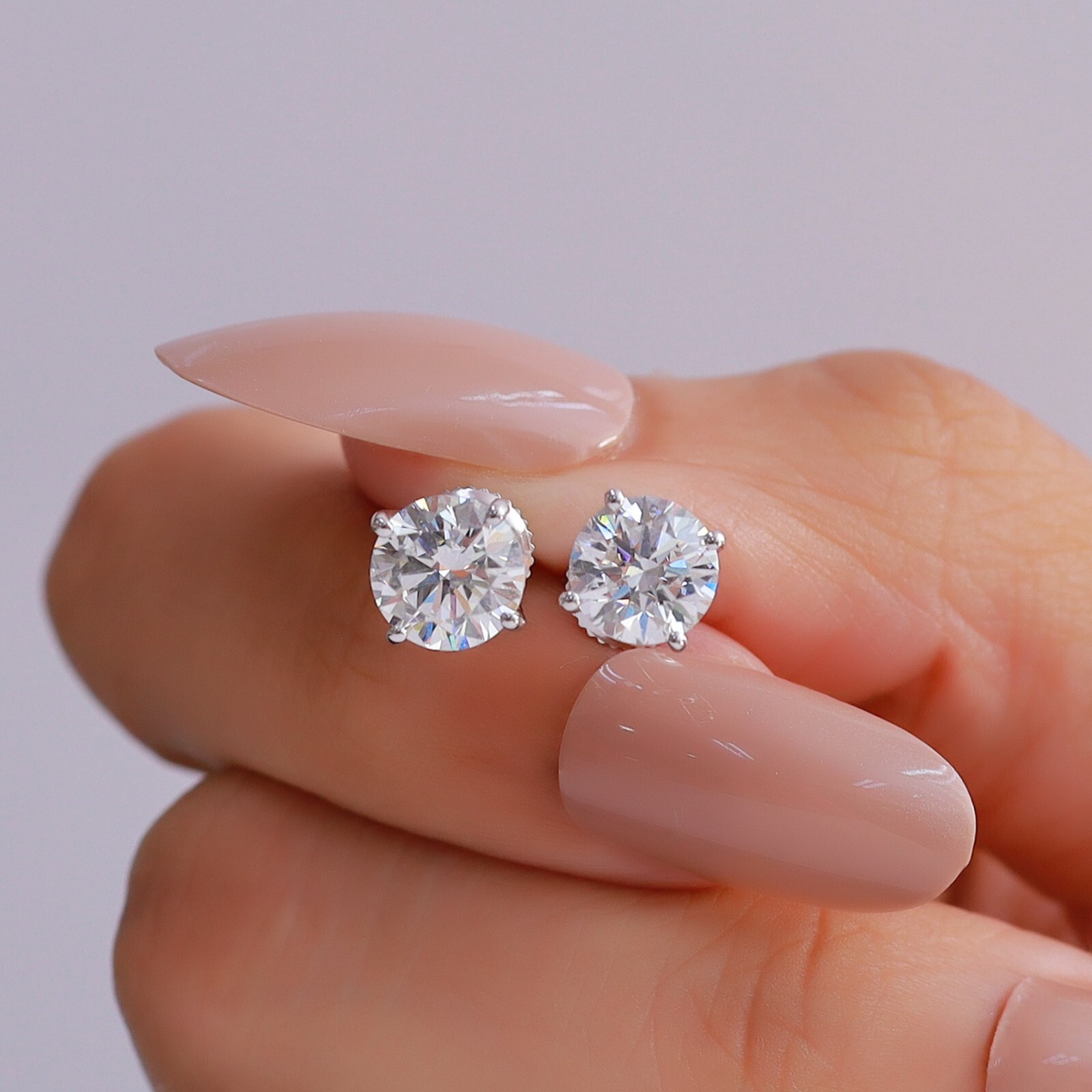 Jewelry Diamond Earring Platinum Used #280458J50B display picture 3