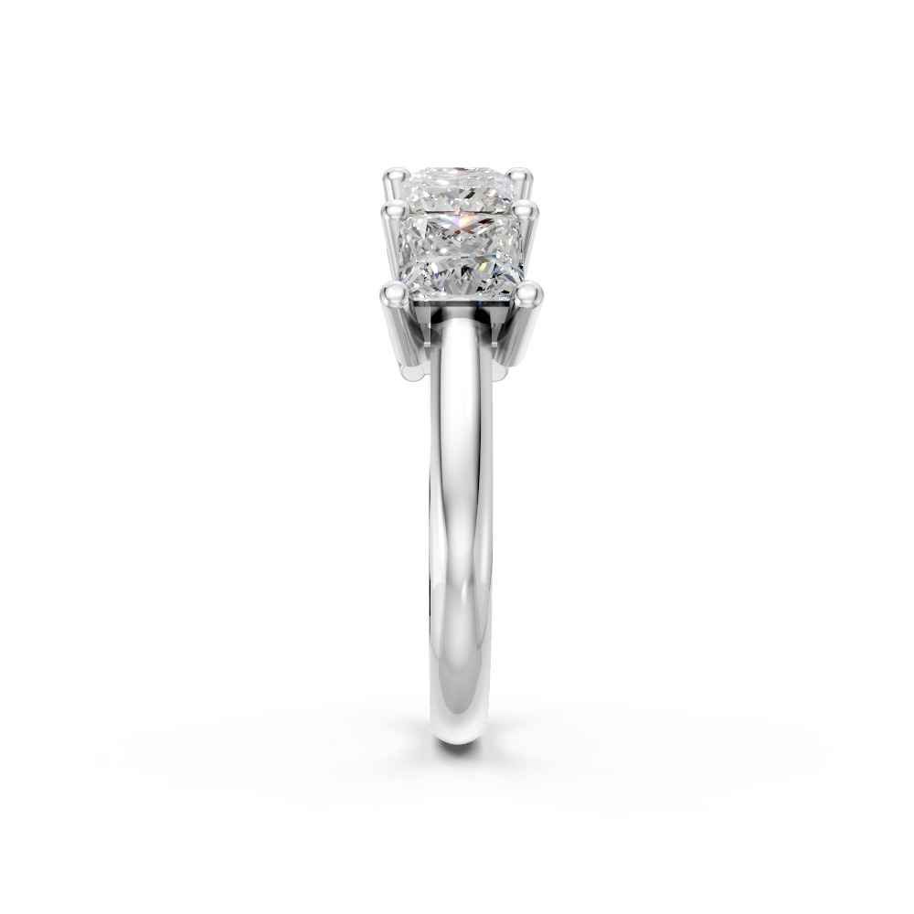 Princess Shape Diamond Anniversary Band in Gold