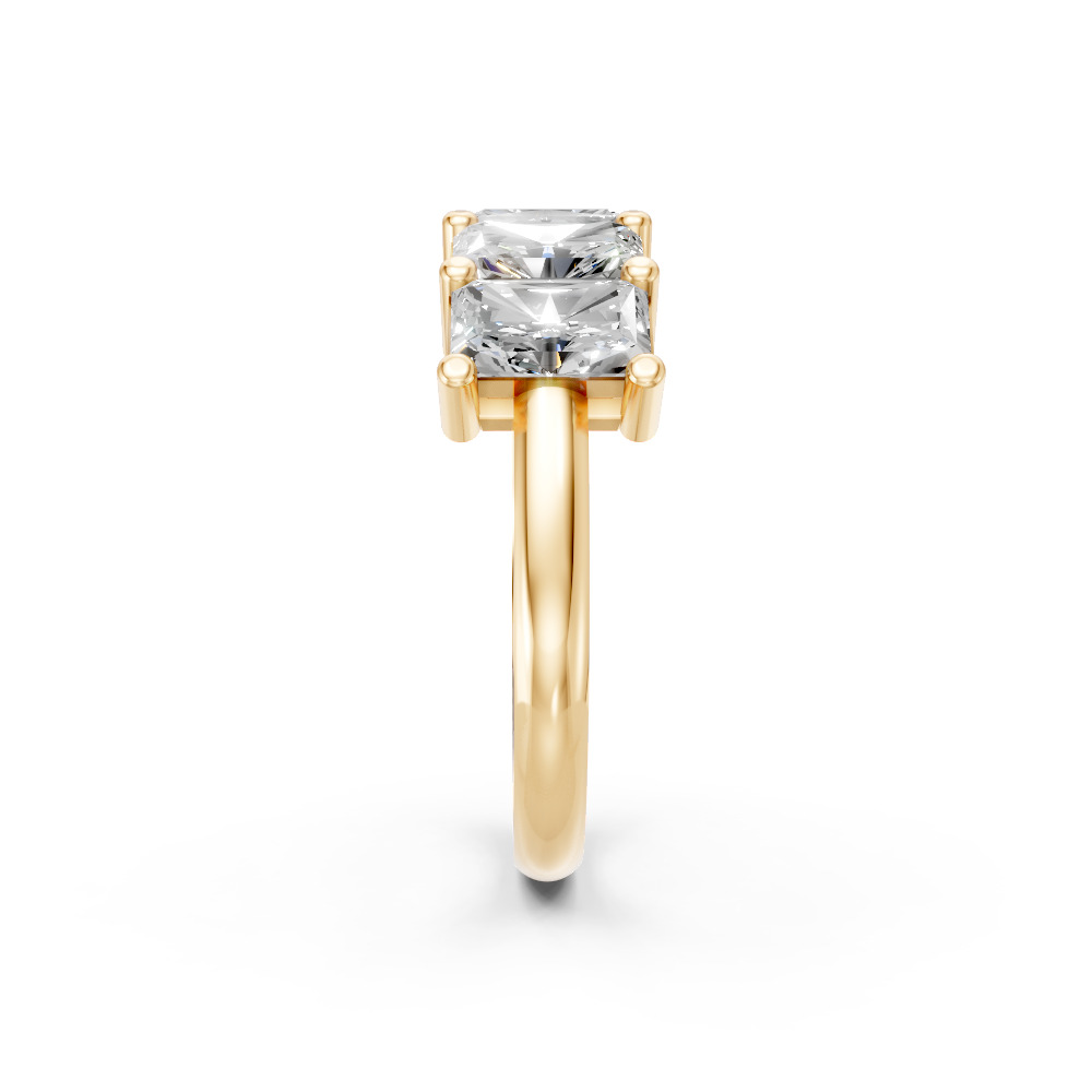 Radiant Shape Diamond Anniversary Band in Gold