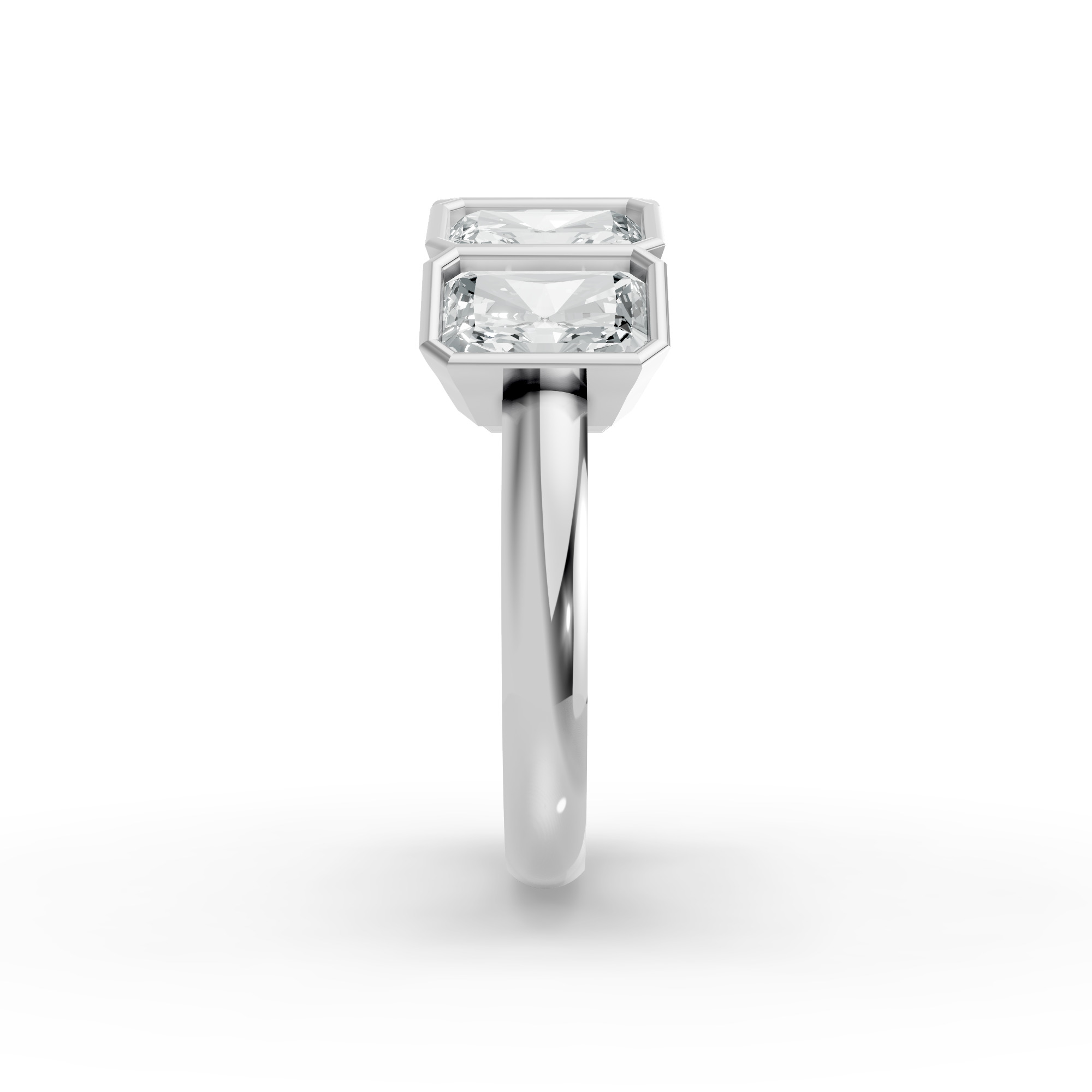 Radiant Shape Diamond Anniversary Band in Gold