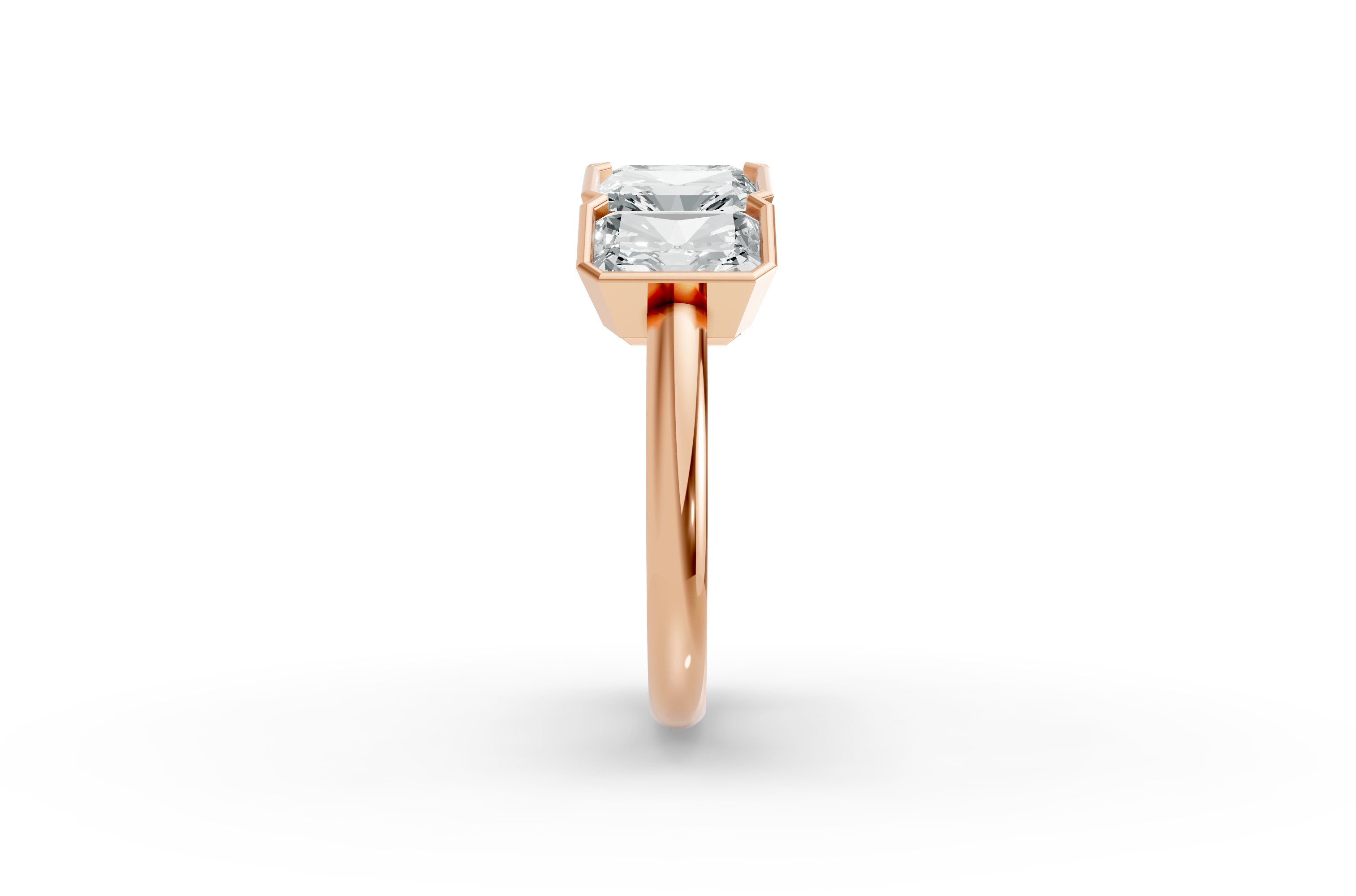 Radiant Shape Diamond Anniversary Band in Gold