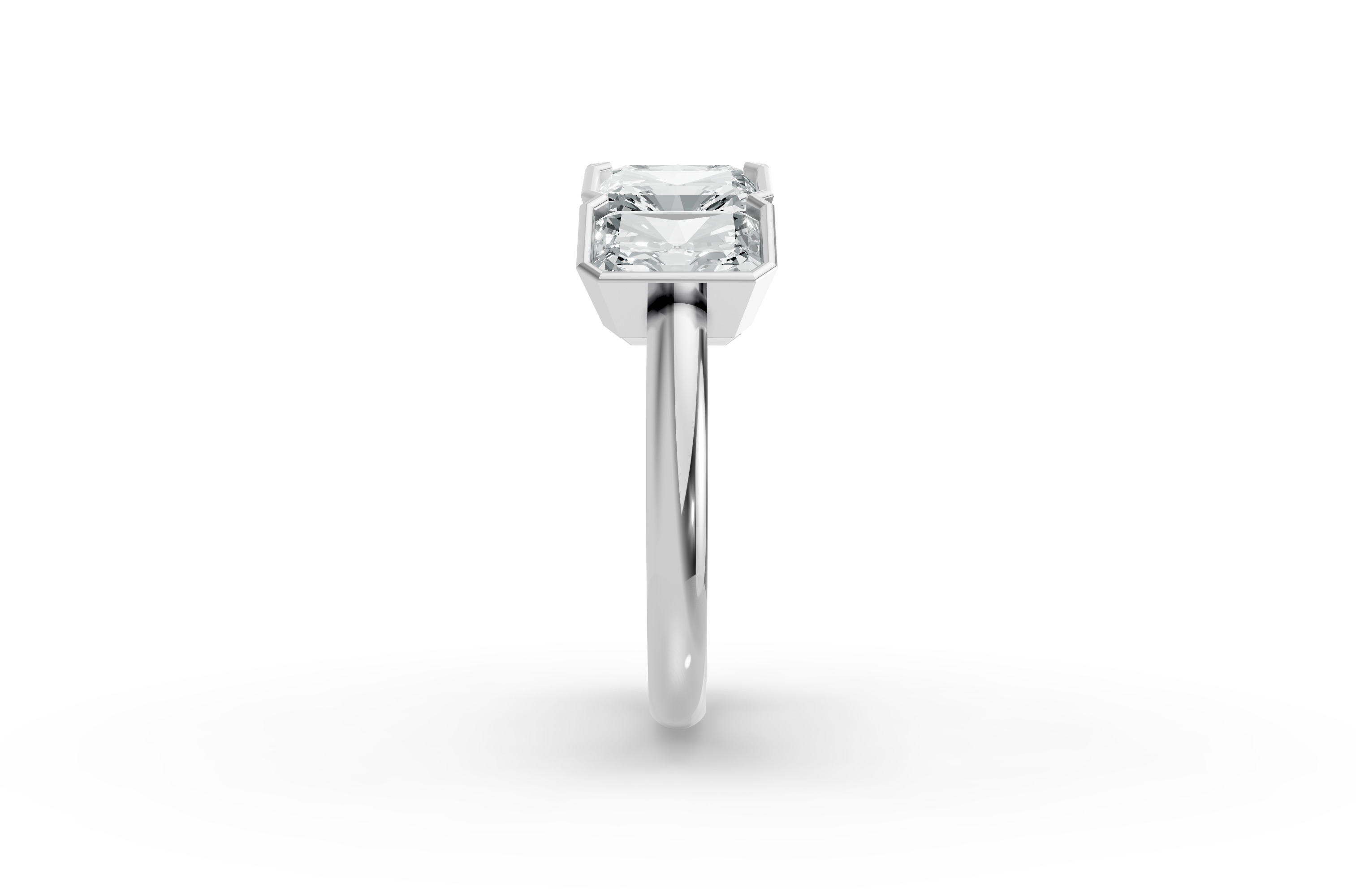 Radiant Shape Diamond Anniversary Band in Gold