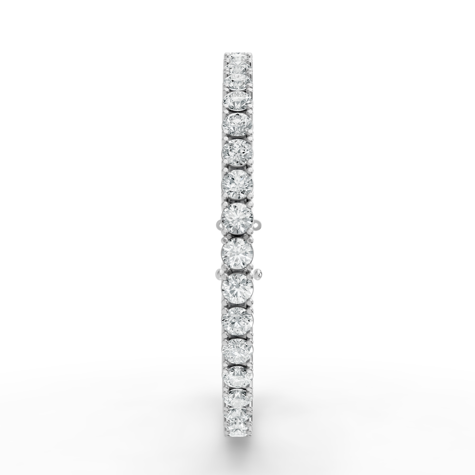 Round Shape Diamond Bracelets in Gold