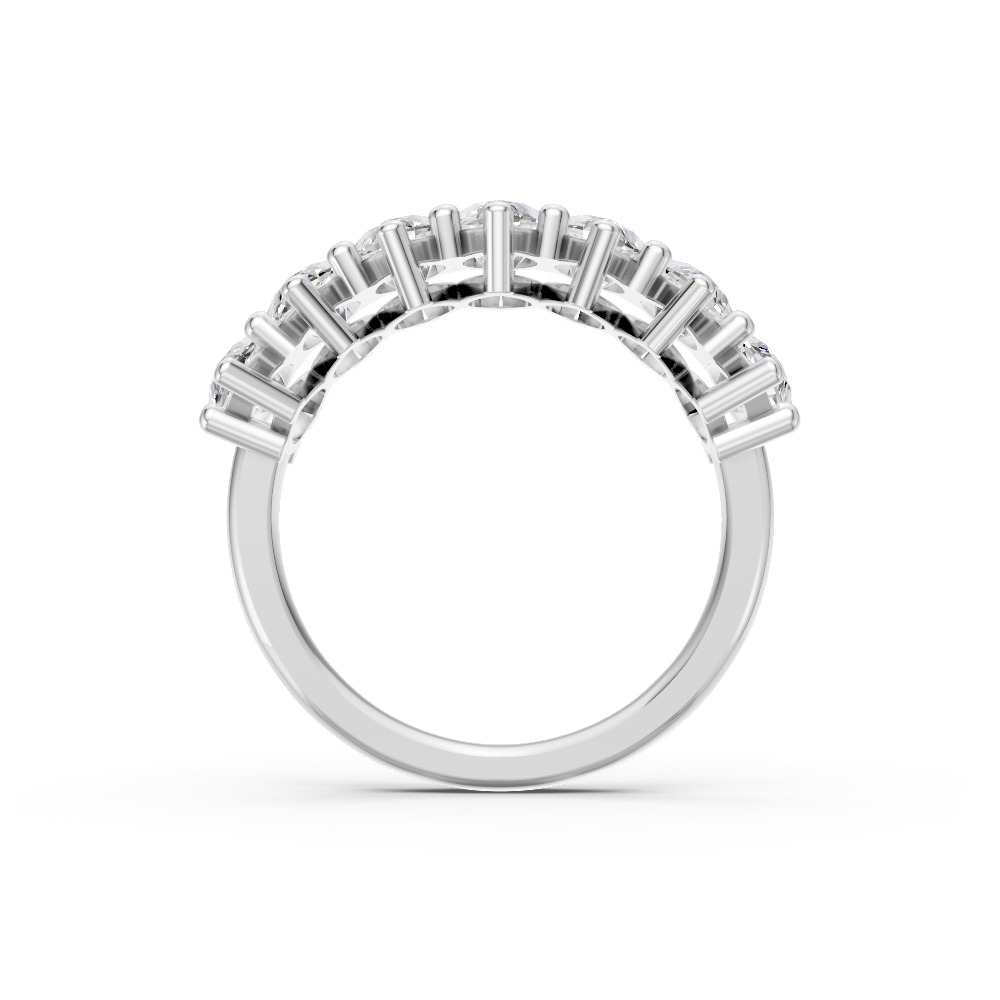 Marquise Shape Diamond Anniversary Band in Gold