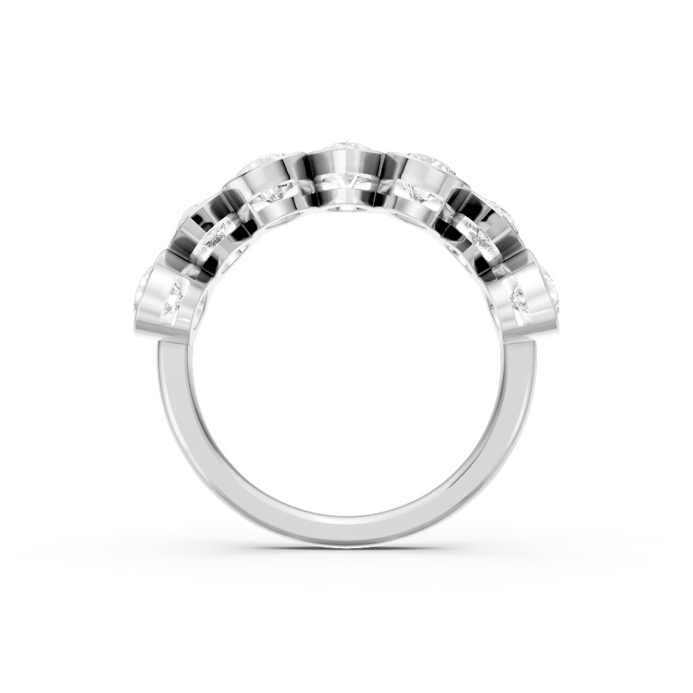 Pear Shape Diamond Anniversary Band in Gold