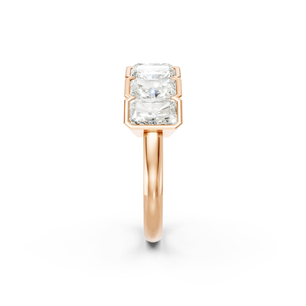 Radiant Shape Diamond Anniversary Band in Gold