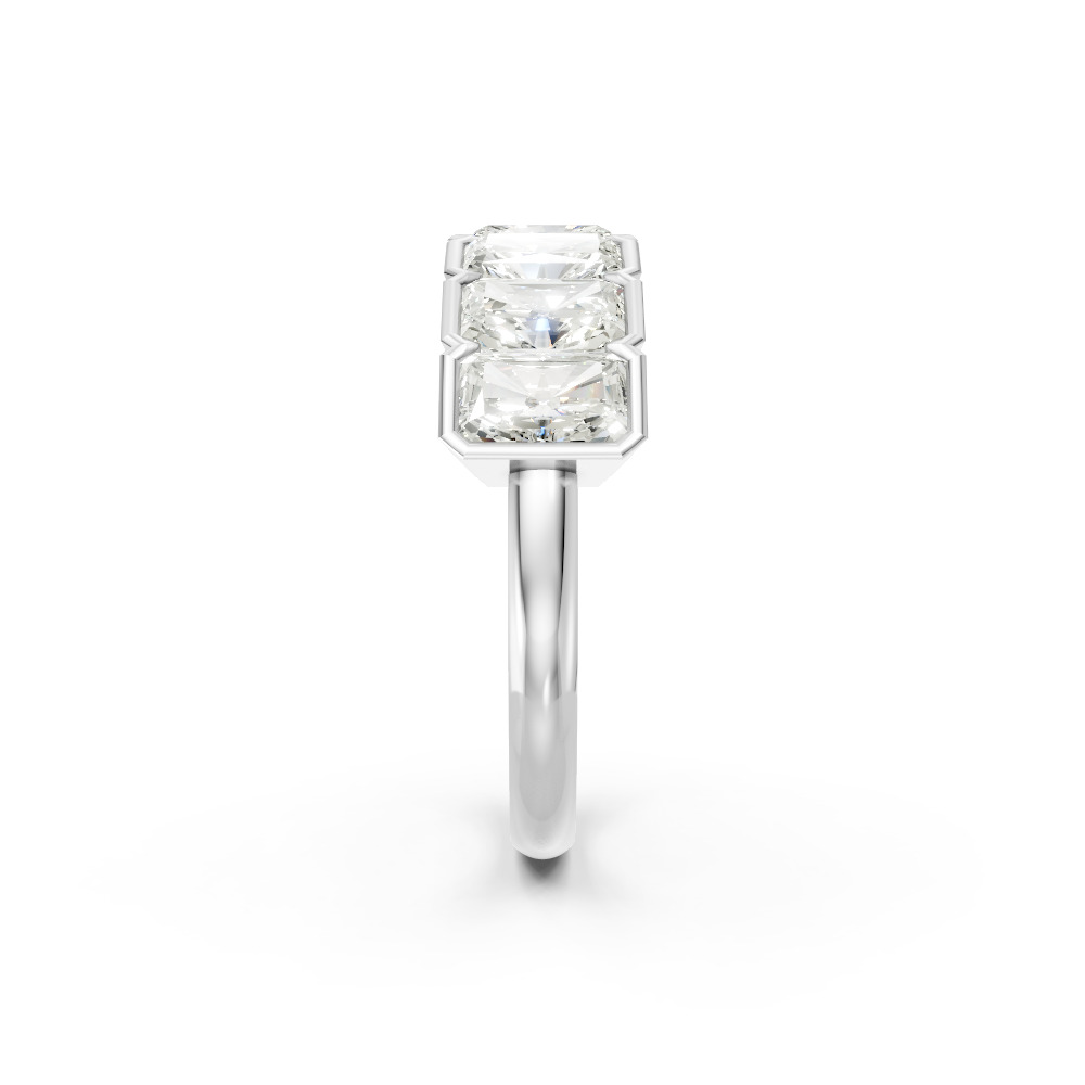 Radiant Shape Diamond Anniversary Band in Gold