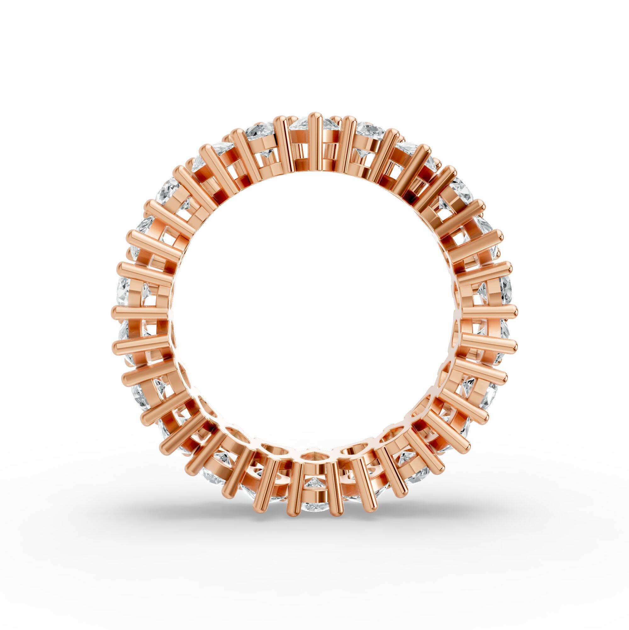 Pear Shape Diamond Eternity Bands in Gold