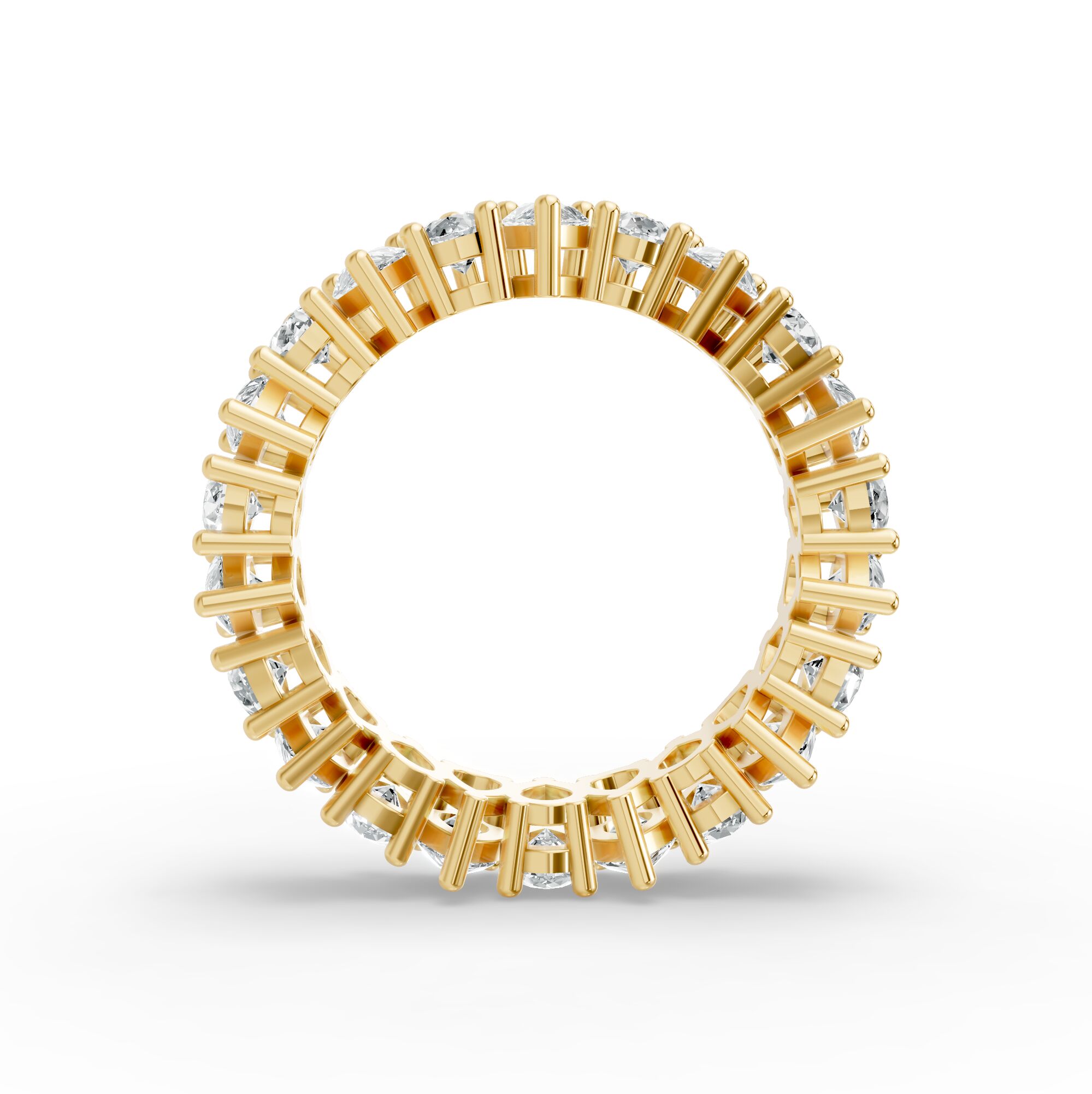 Pear Shape Diamond Eternity Bands in Gold