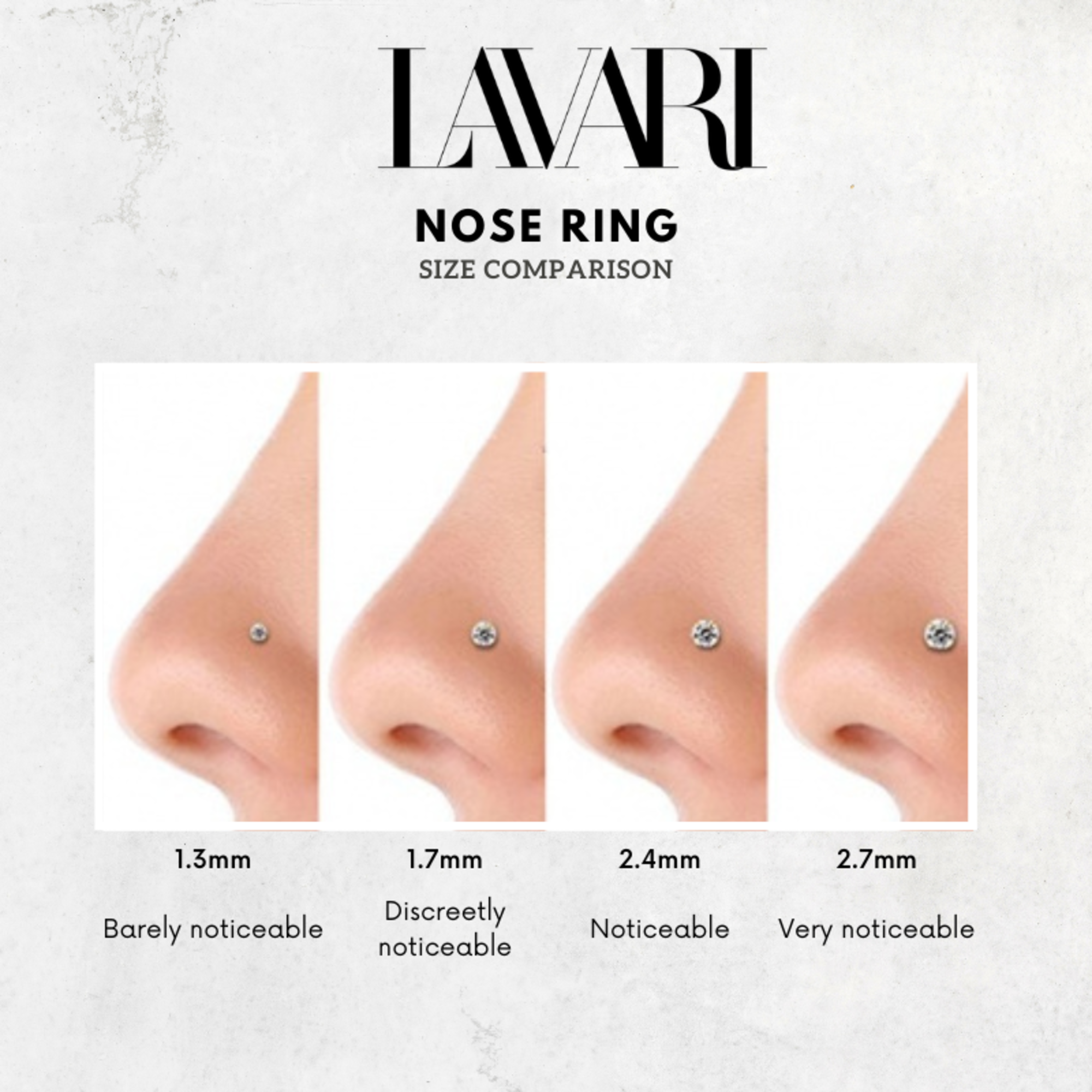 18ct White Gold Six Claw 0.09ct Diamond Nose Pin | Nose Pins 18ct White Gold Six Claw 0.09ct Diamond Nose Pin | Nose Pins