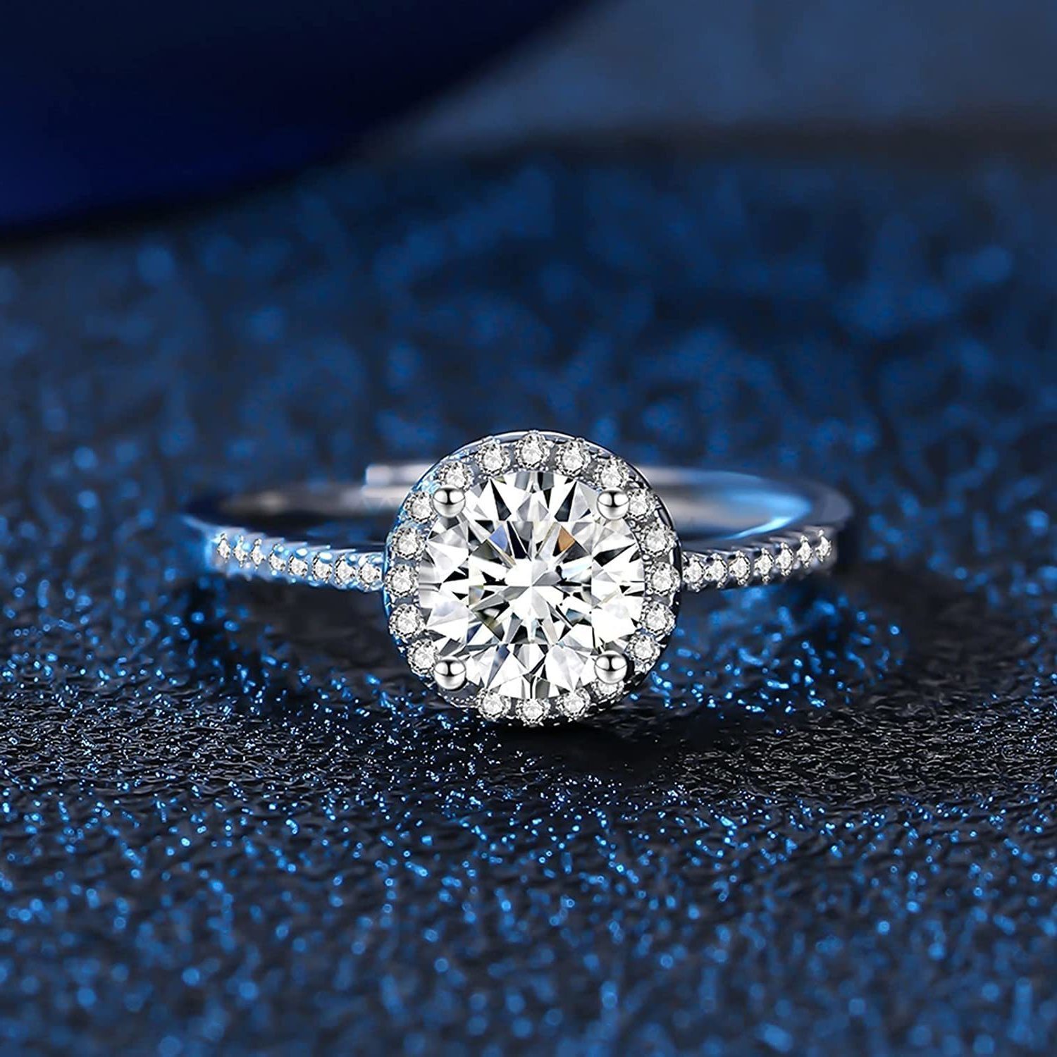 2CT Cushion Cut Engagement Ings Fo Women Fake Wedding Ing