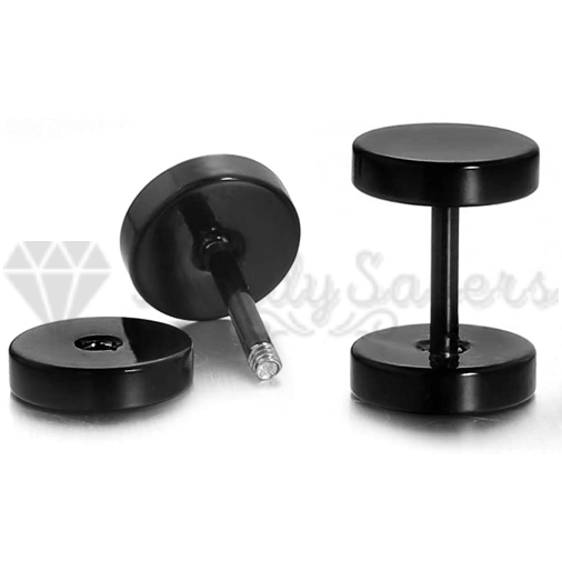 Buy Fake Ear Plug Stud Stretcher Ear Tunnel Earring Stainless Steel Body Piercing Jewelry 468101214mm1 0269610001554207344.jpg