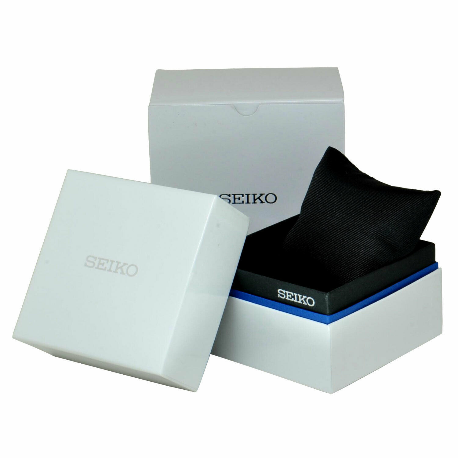 SEIKO Mens Watch Essential World Time Quartz White Dial Leather Strap  SPL055 | EBG