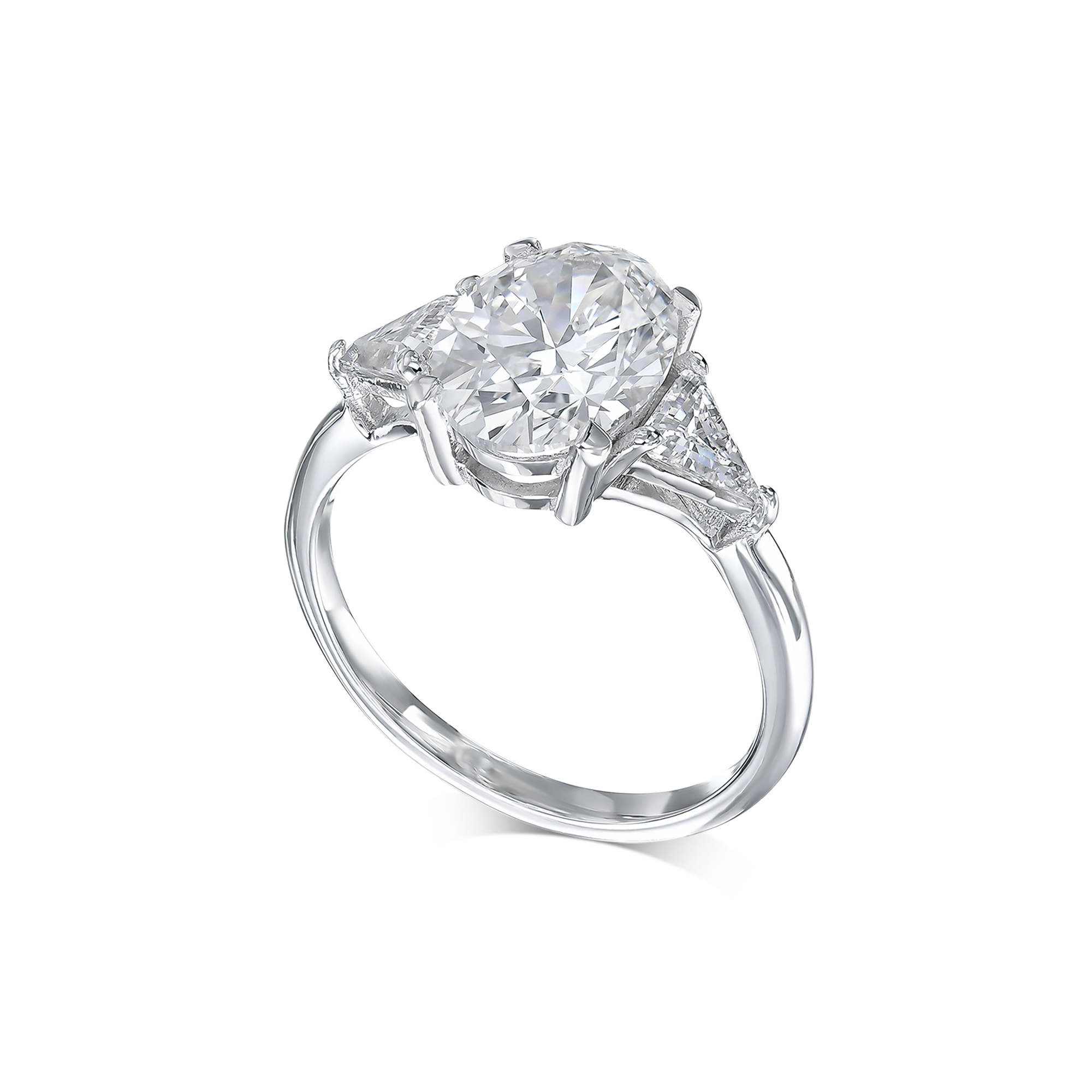 636A: White Gold 14K V2.5FVS1OV SS_FVS_TRILLIONS