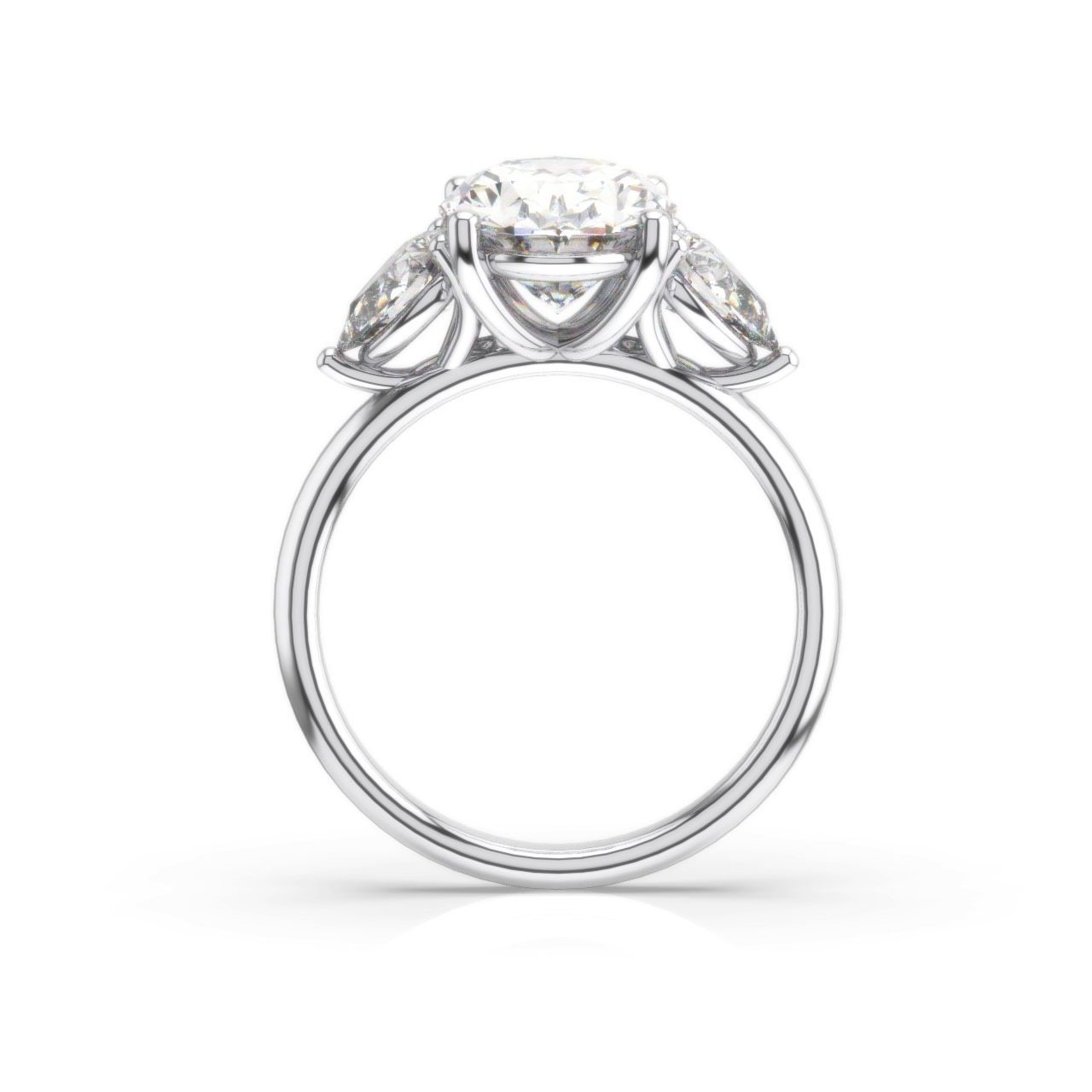 552: White Gold 14K V1.5DIFOV SS_FVS_PEARS
