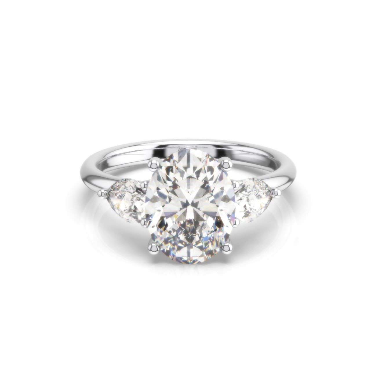 552: White Gold 14K V1.5DIFOV SS_FVS_PEARS