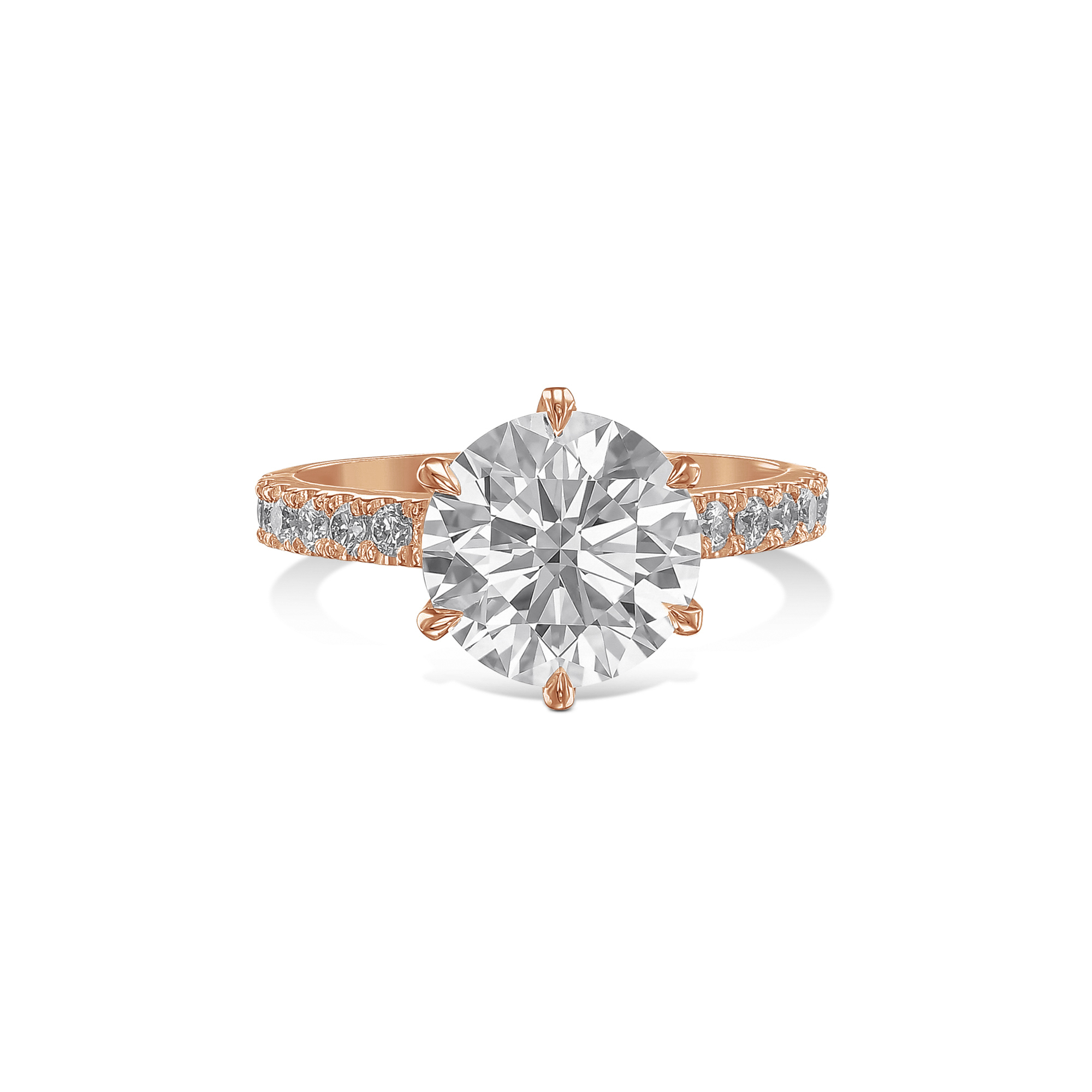 724: White Gold 14K VIR-3-EVVS2-RD-LG SS_FVS_ROUND