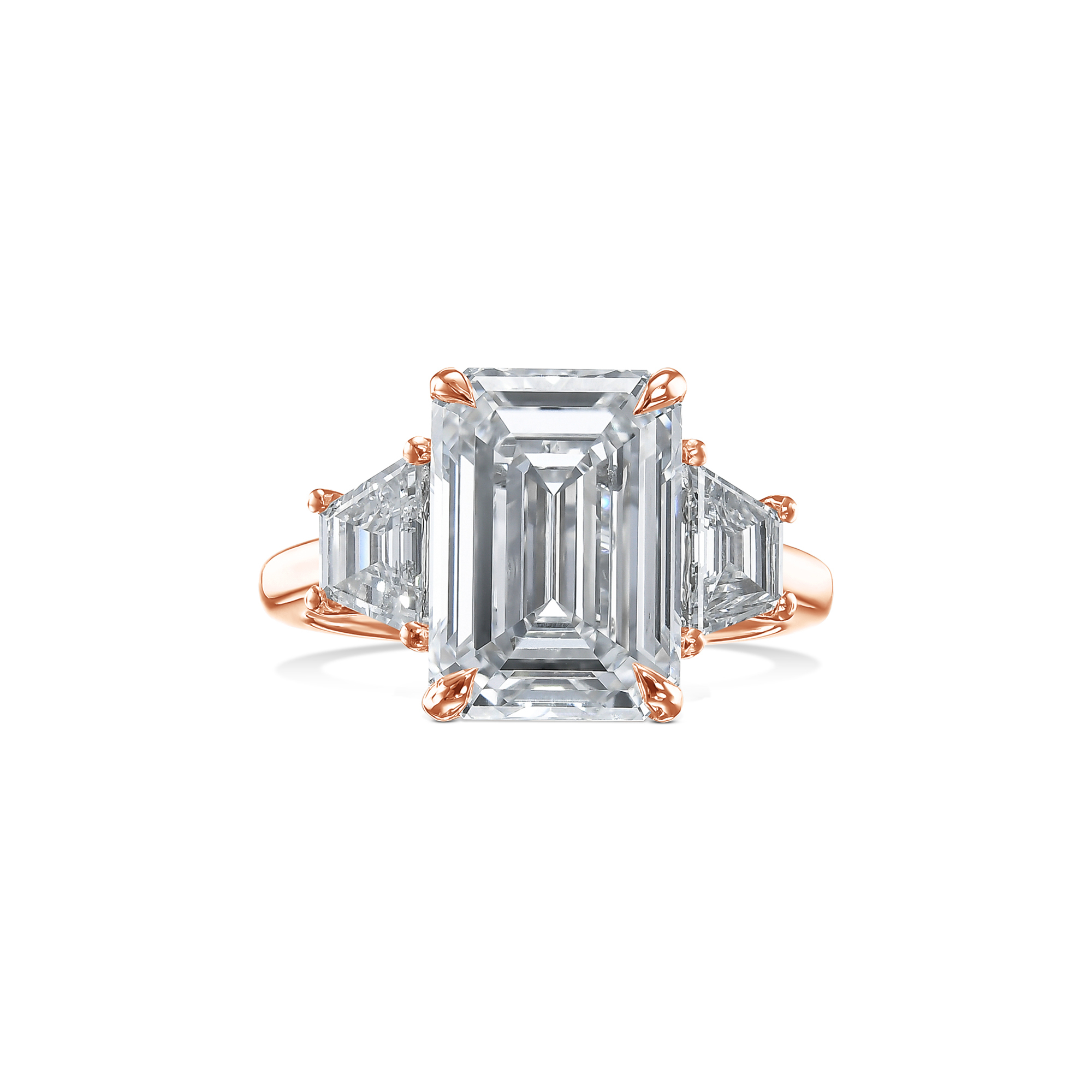 688A: White Gold 14K VIR-3-EVS1-EMR-LG SS_FVS2_TRPZ