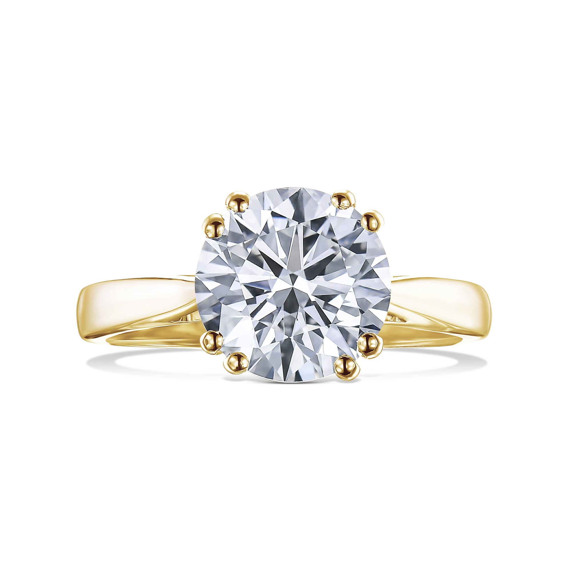 658: White Gold 14K VIR-4-EVVS2-RD-LG
