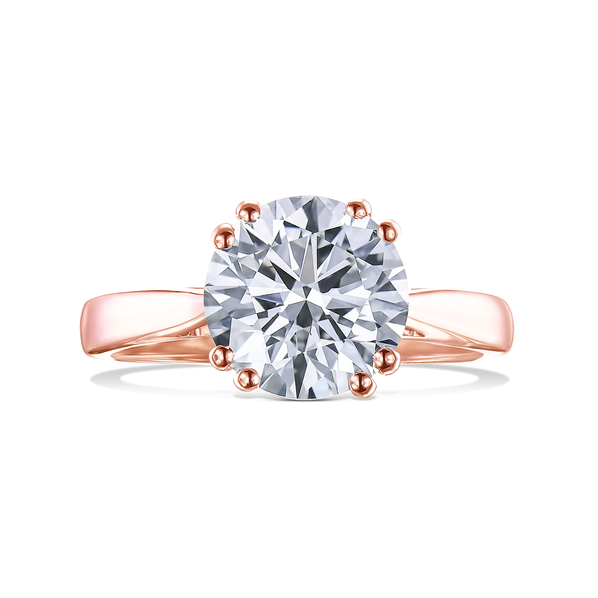 658: White Gold 14K VIR-4-EVVS2-RD-LG