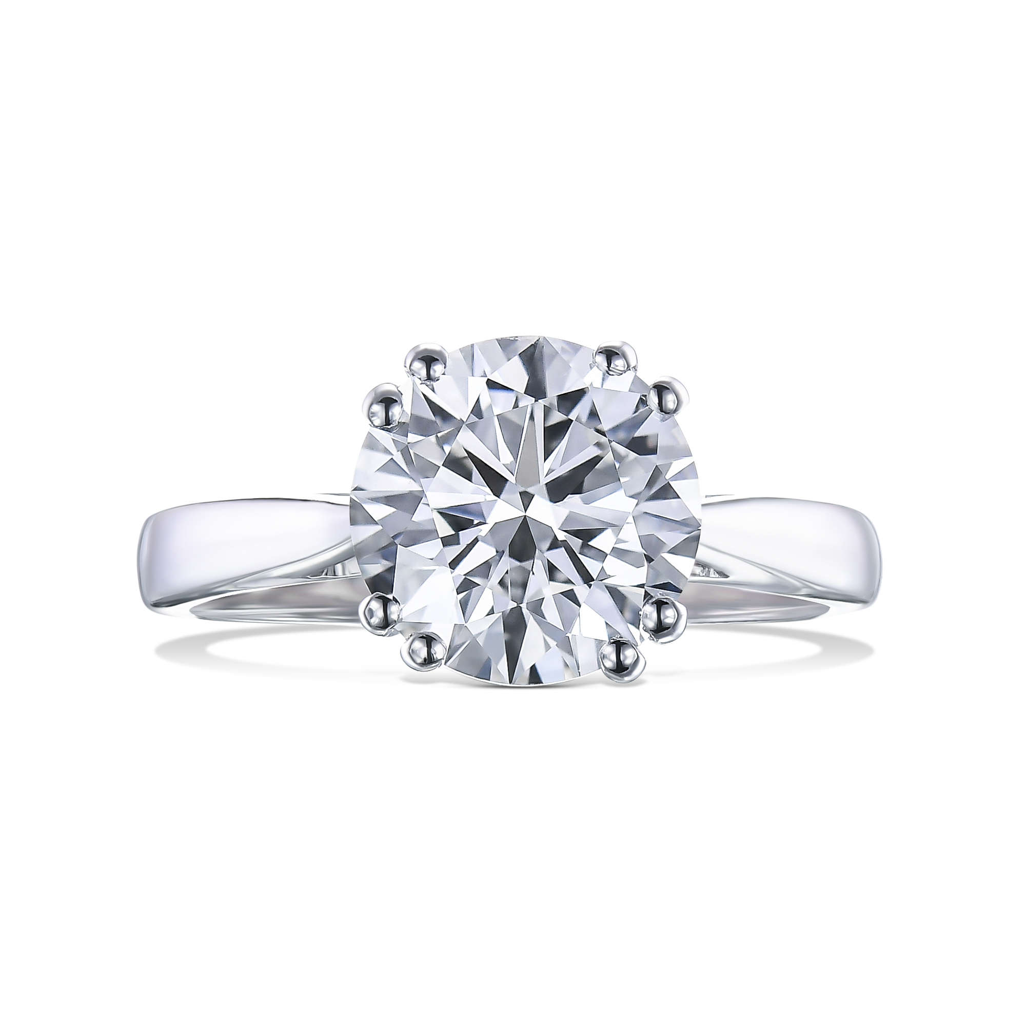 658: White Gold 14K VIR-4-EVVS2-RD-LG