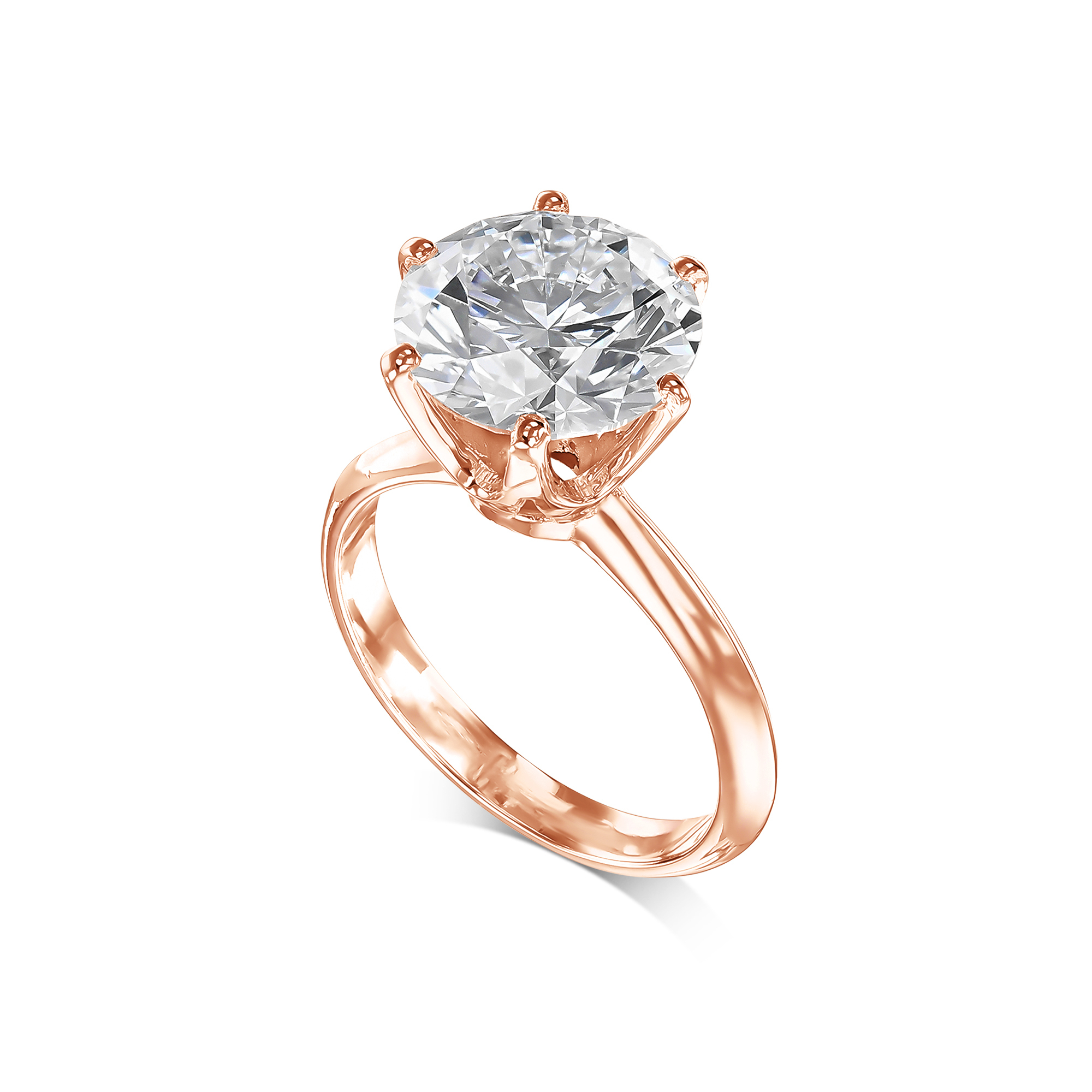 606: White Gold 14K VIR-4-FVS1-RD-LG