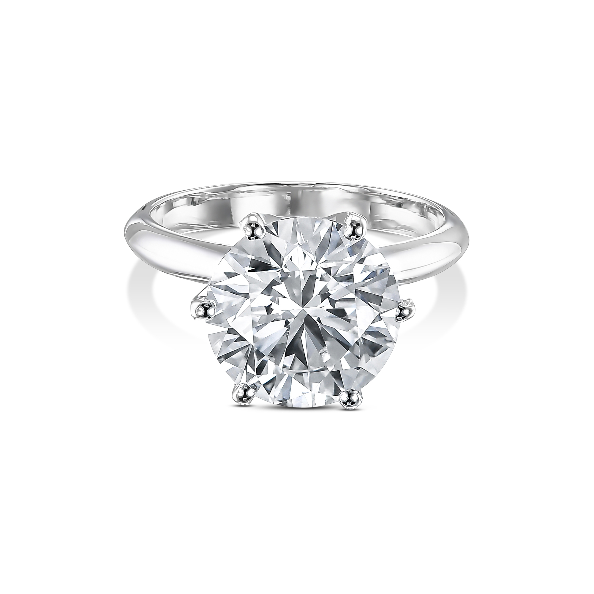 606: White Gold 14K VIR-4-FVS1-RD-LG