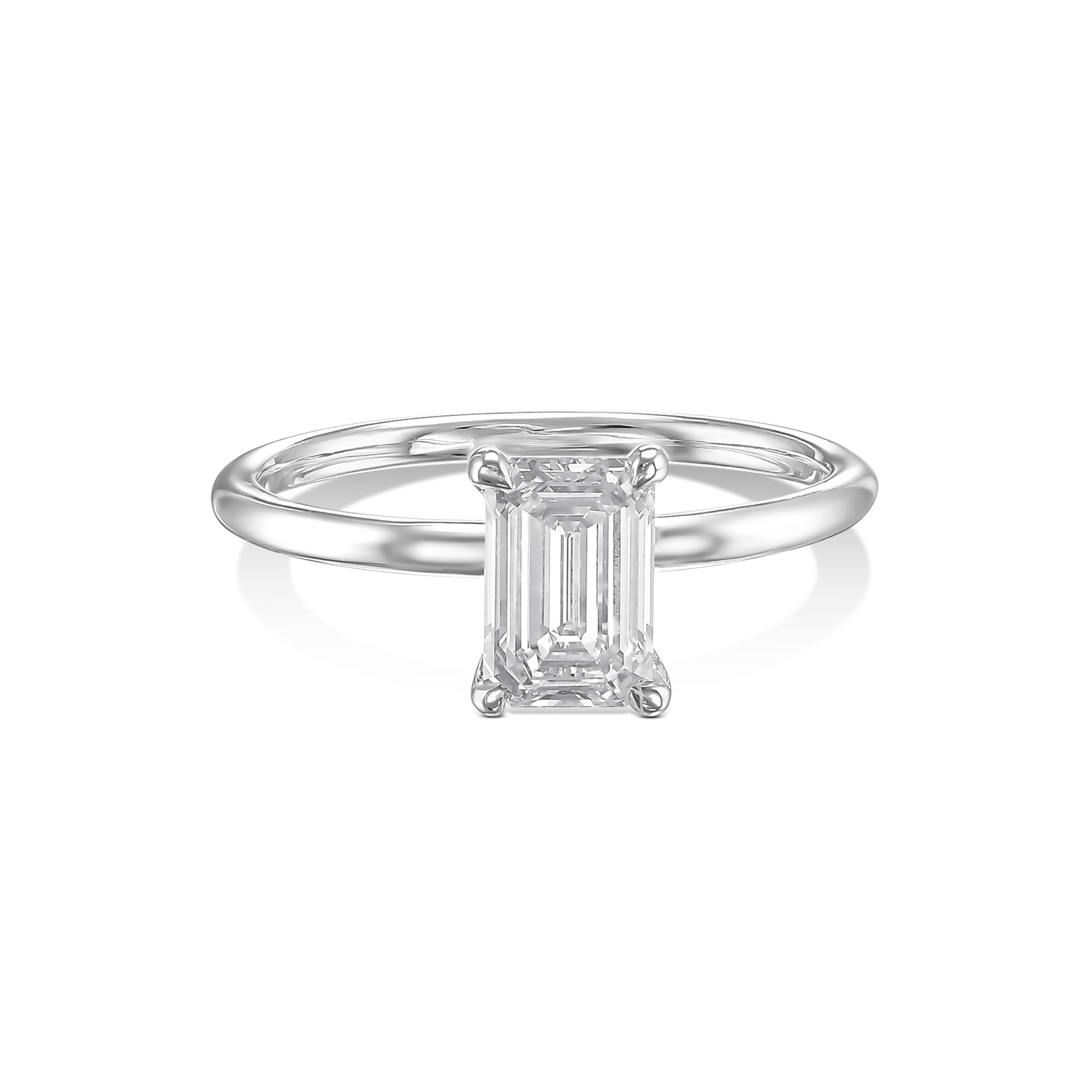 613A: White Gold 14K VIR-1.5-EVVS2-EMR-LG