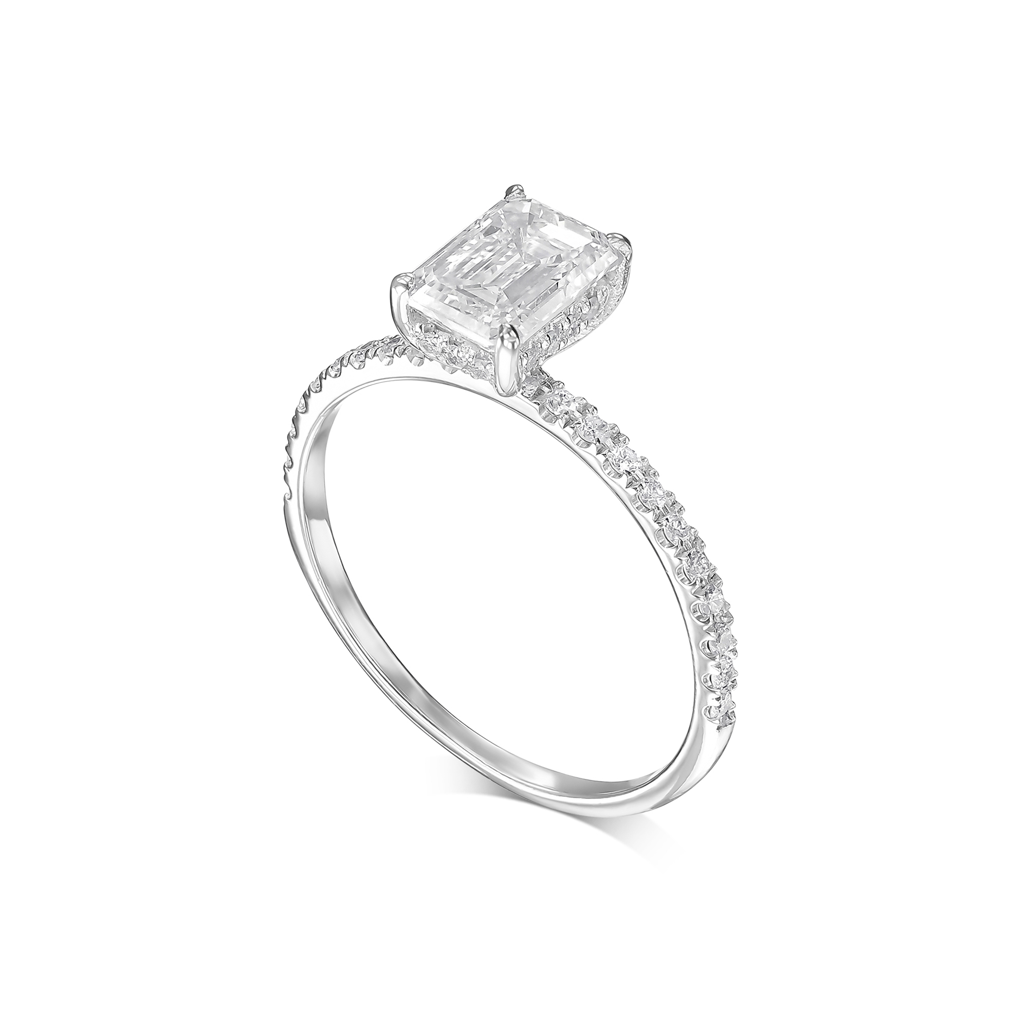 614: White Gold 14K VIR-1-DVVS2-EMR-LG SS_FVS_ROUND-614-WG-14K-VIR-1-DVVS2-EMR-L
