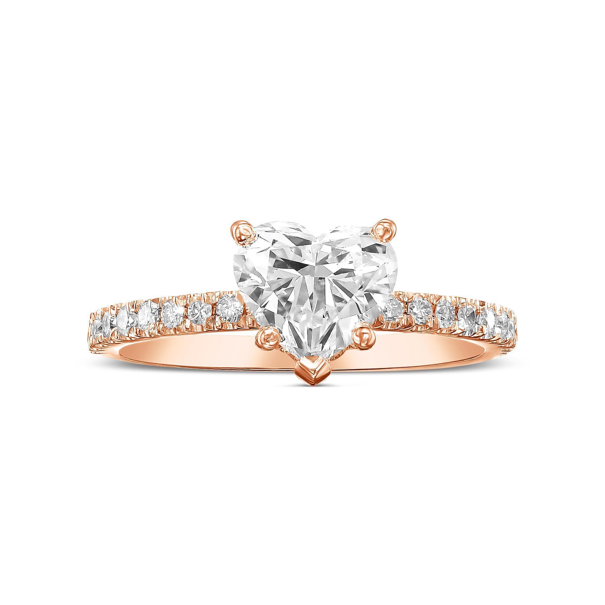 465: White Gold 14K V1.5EVVS2HRT SS_FVS_ROUND