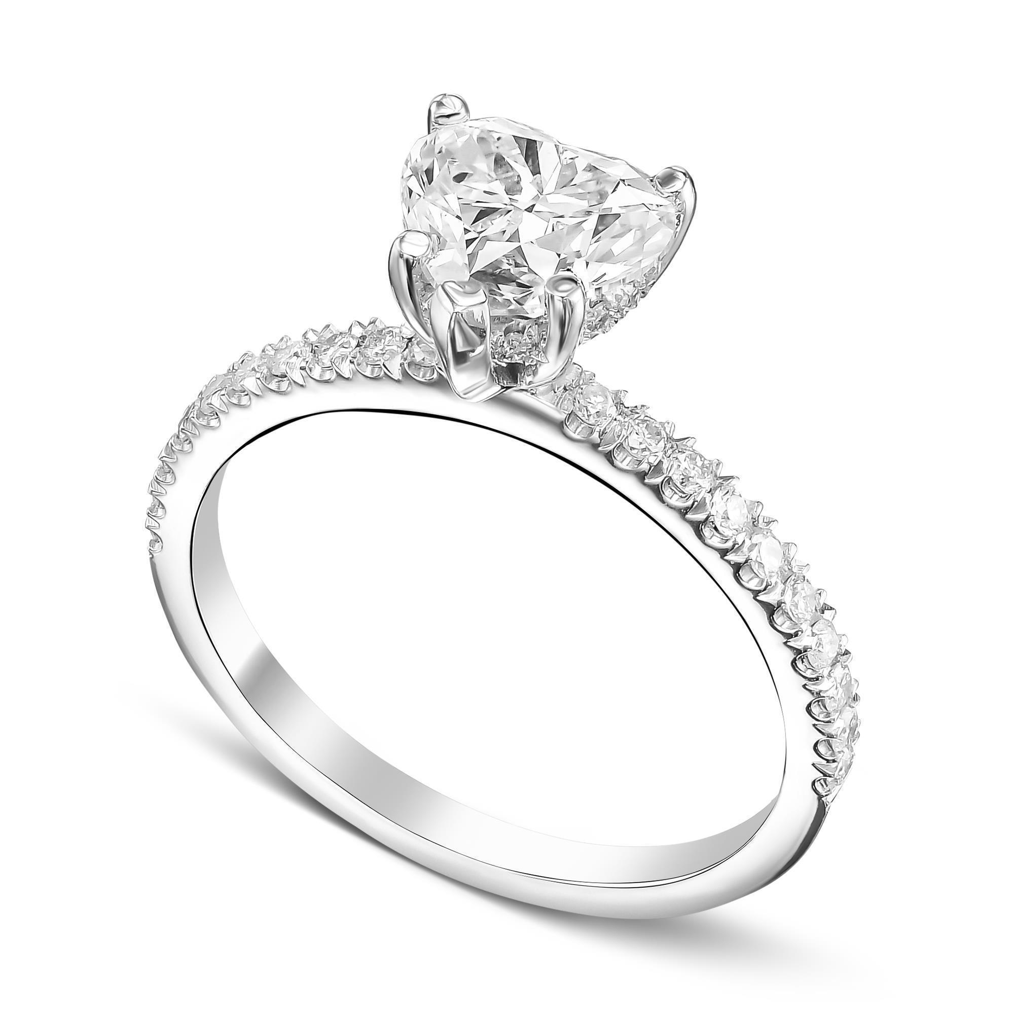 465: White Gold 14K V1.5EVVS2HRT SS_FVS_ROUND