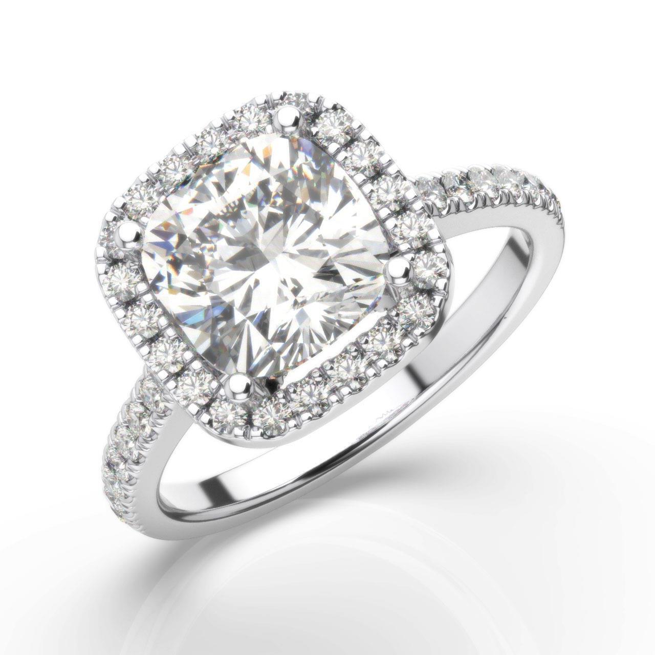 541: White Gold 14K V3EVS1CU SS_FVS_ROUND