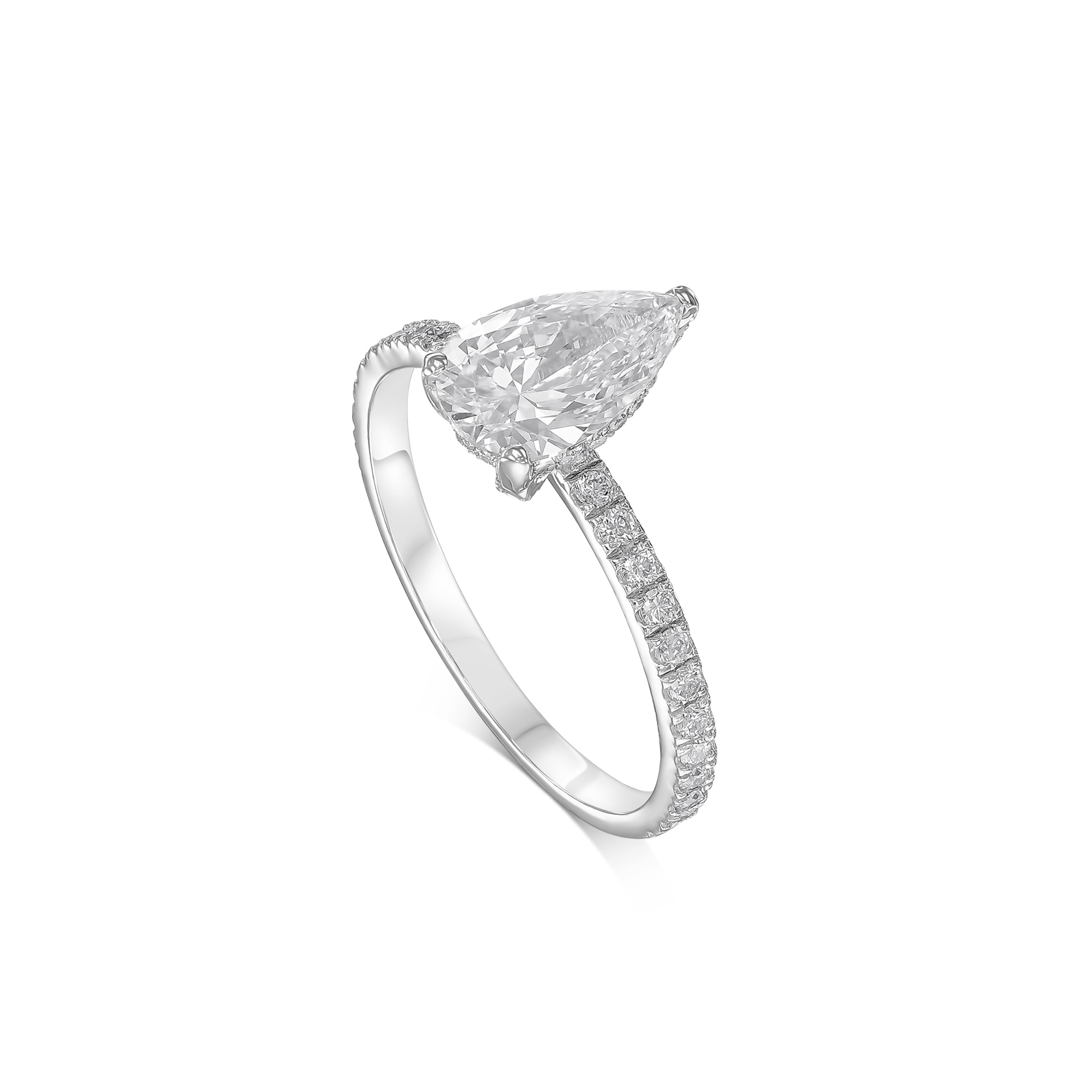 723: White Gold 14K VIR-2-FVS1-PEAR-LG SS_FVS_ROUND-723-WG-14K-VIR-2-FVS1-PEAR-L