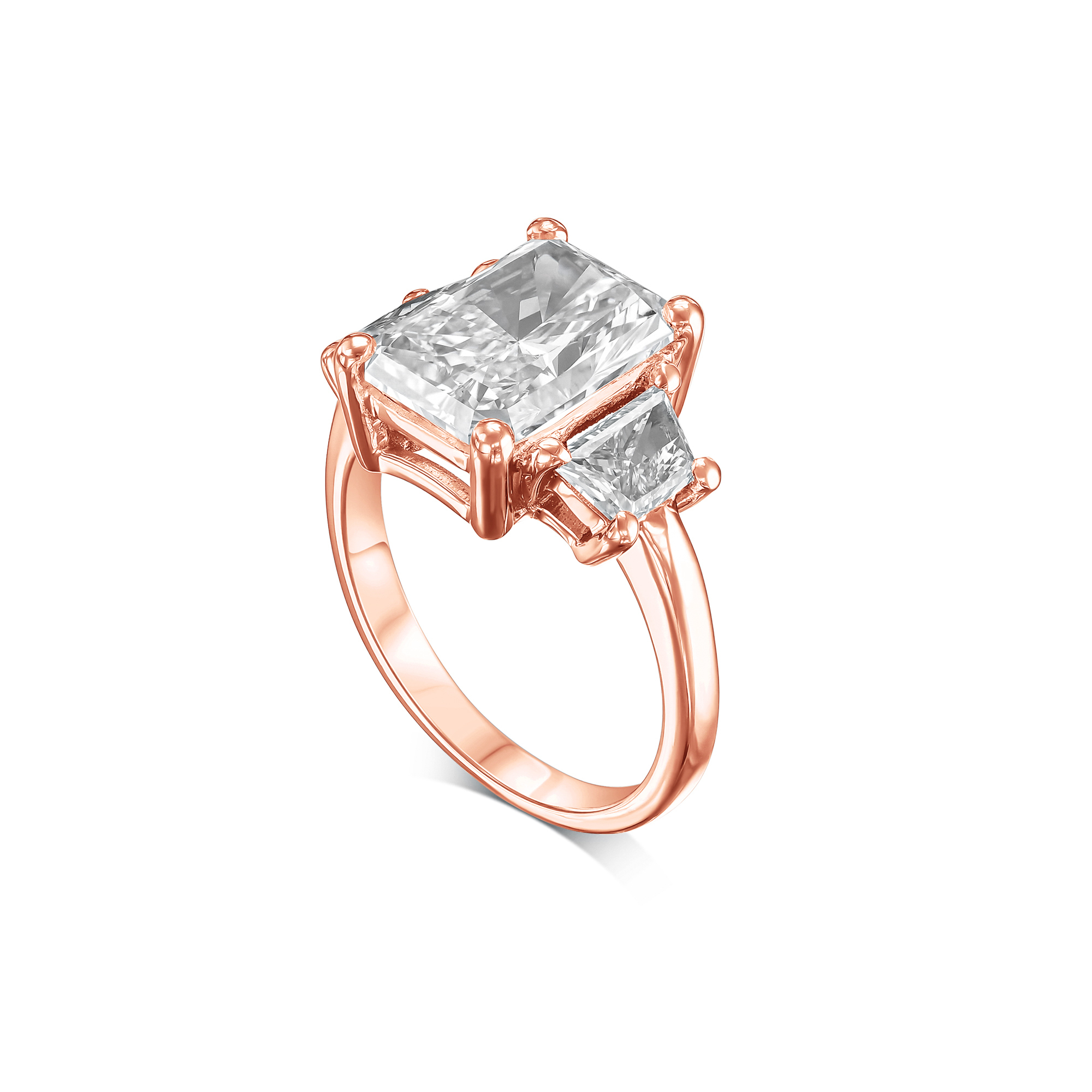 542: White Gold 18K VIR-3-FVS1-RAD-LG SS_FVS2_TRPZ