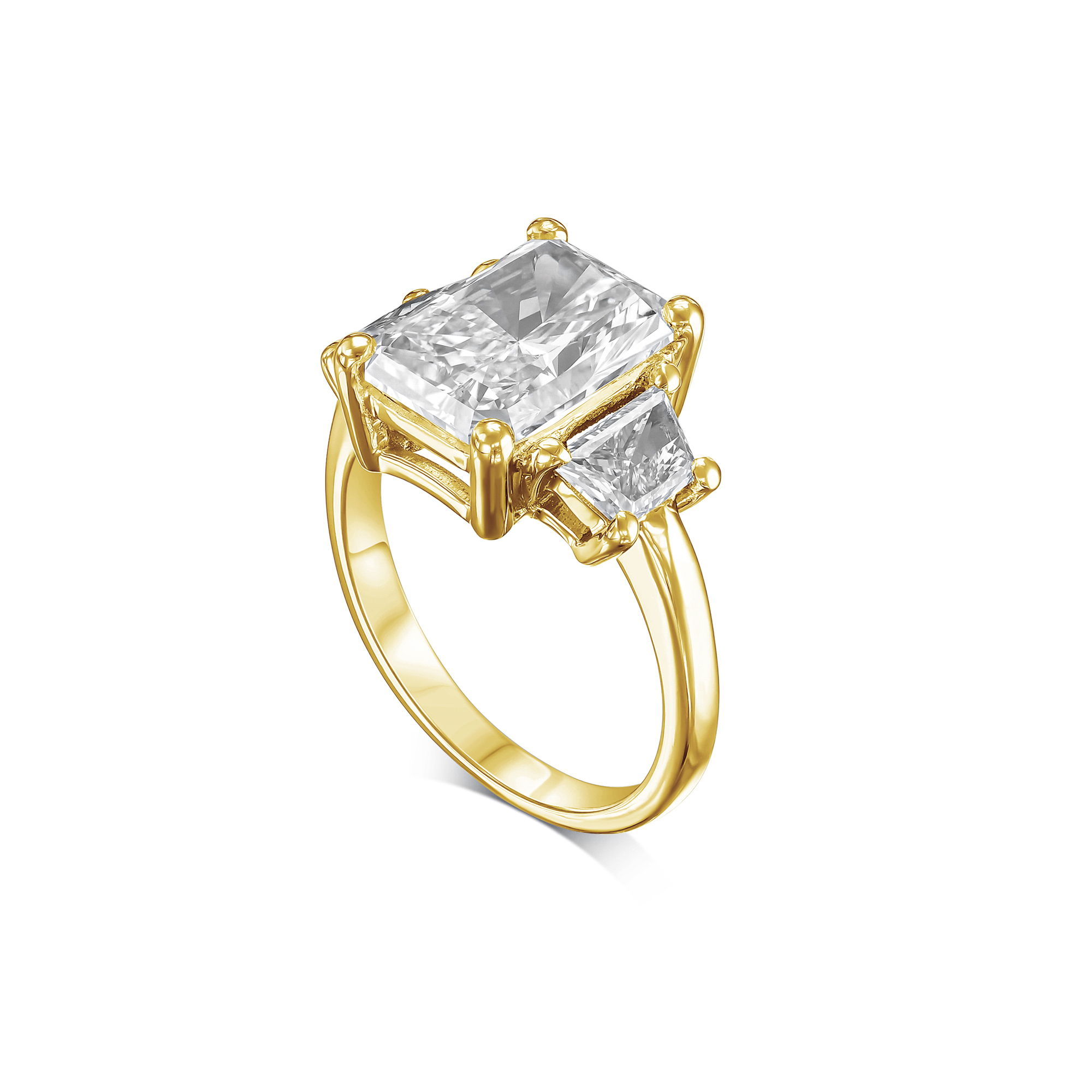 542: White Gold 18K VIR-3-FVS1-RAD-LG SS_FVS2_TRPZ