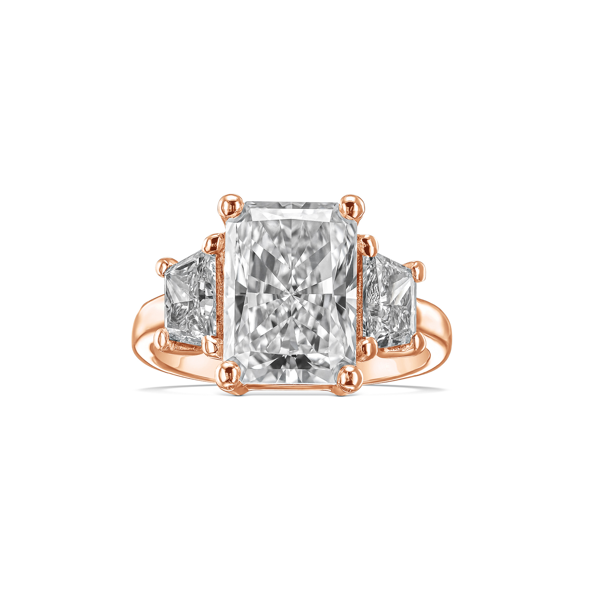 542: White Gold 18K VIR-3-FVS1-RAD-LG SS_FVS2_TRPZ