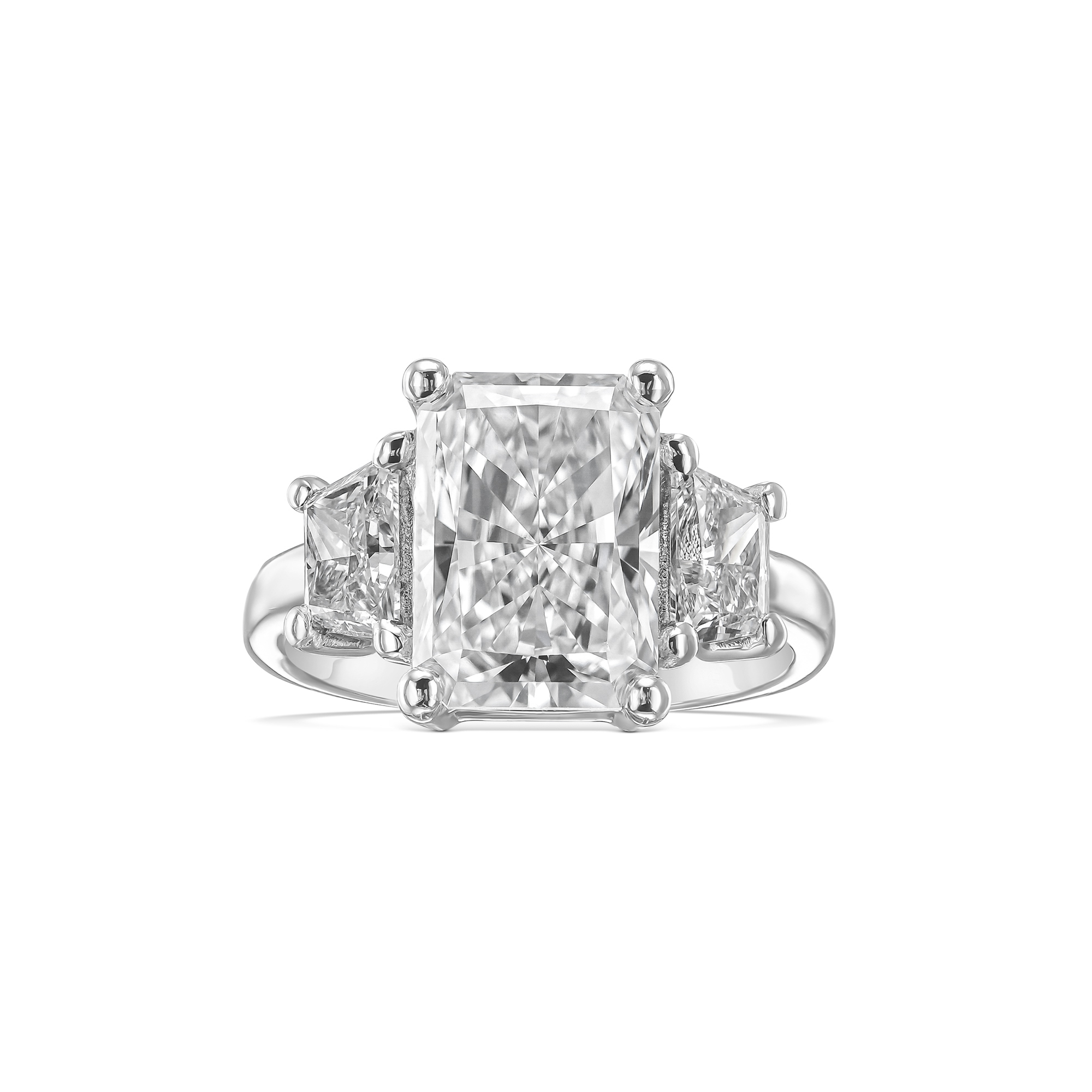 542: White Gold 18K VIR-3-FVS1-RAD-LG SS_FVS2_TRPZ