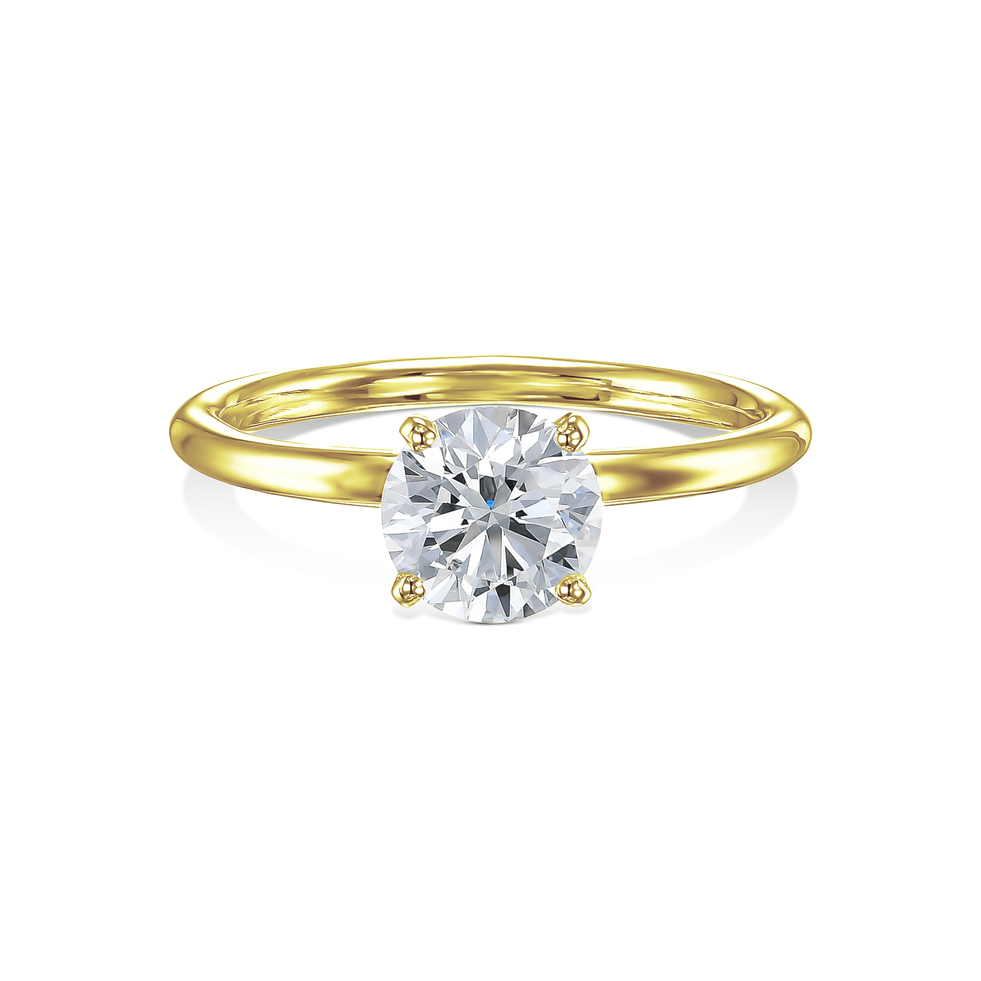 586: White Gold 14K VIR-GIA-1-EVVS2-RD-LG