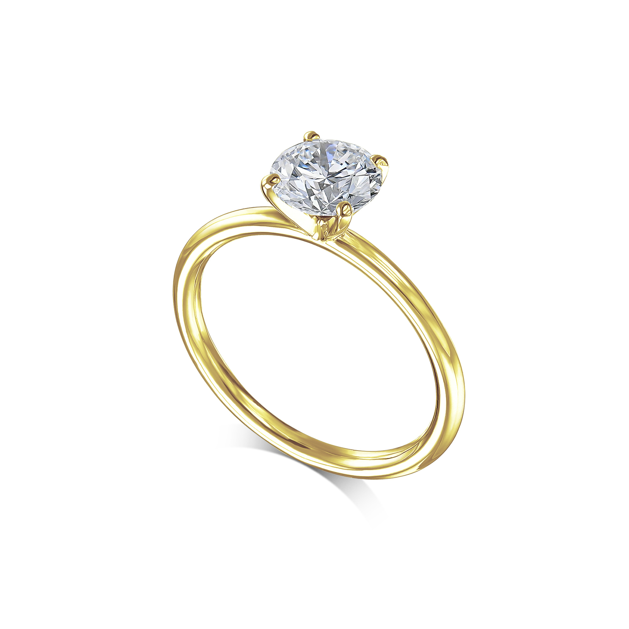 586: White Gold 14K VIR-GIA-1-EVVS2-RD-LG